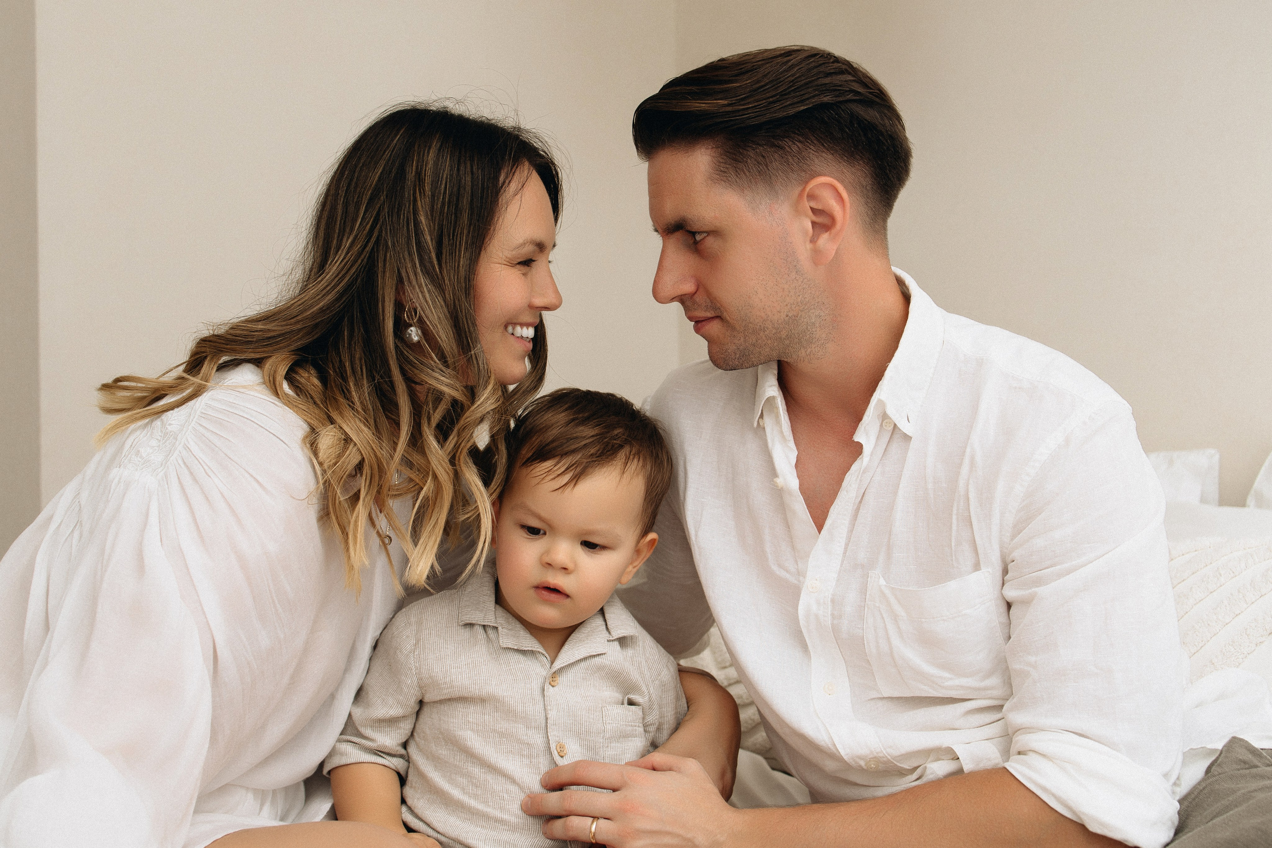 At the studio. Family and wedding photographer in Bangkok, Thailand