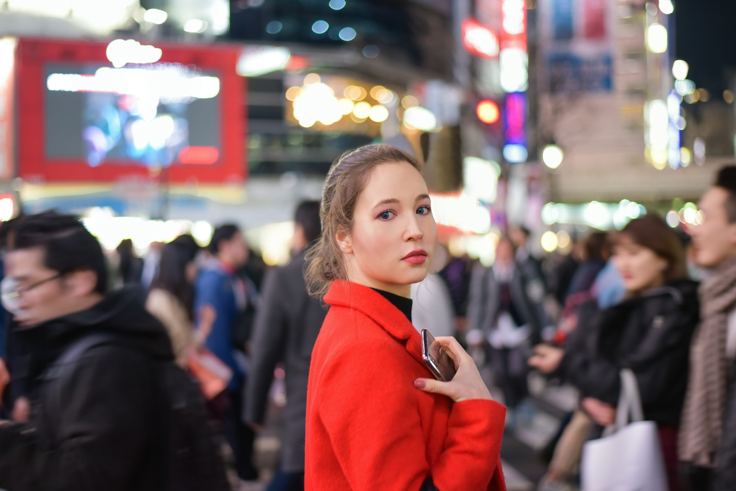 Street Portrait. Photographer in Tokyo, Japan