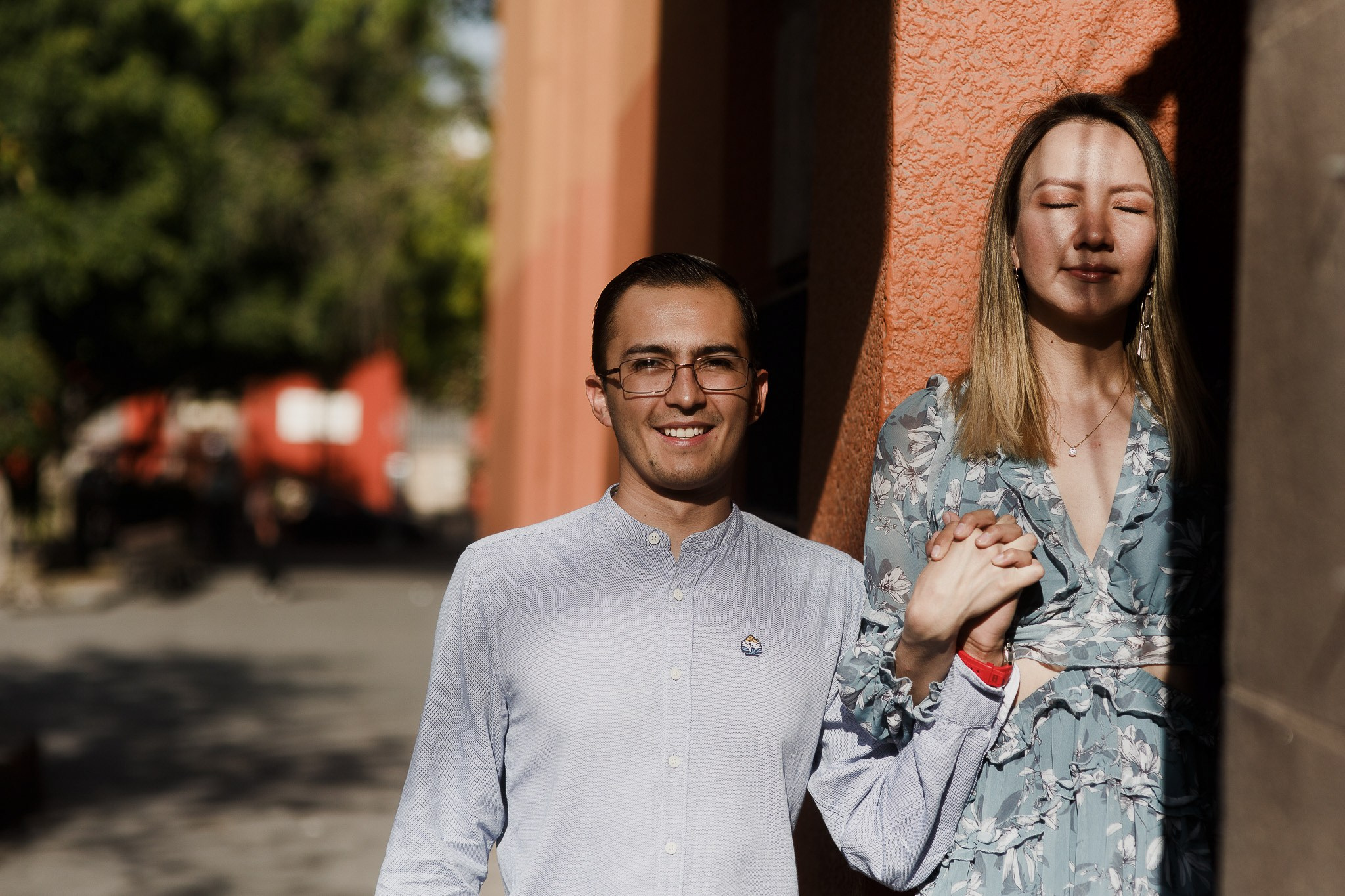 Paola y Juan Carlos: Sesión pre boda en centro historico de San Luis Potosí. Fotógrafo de bodas