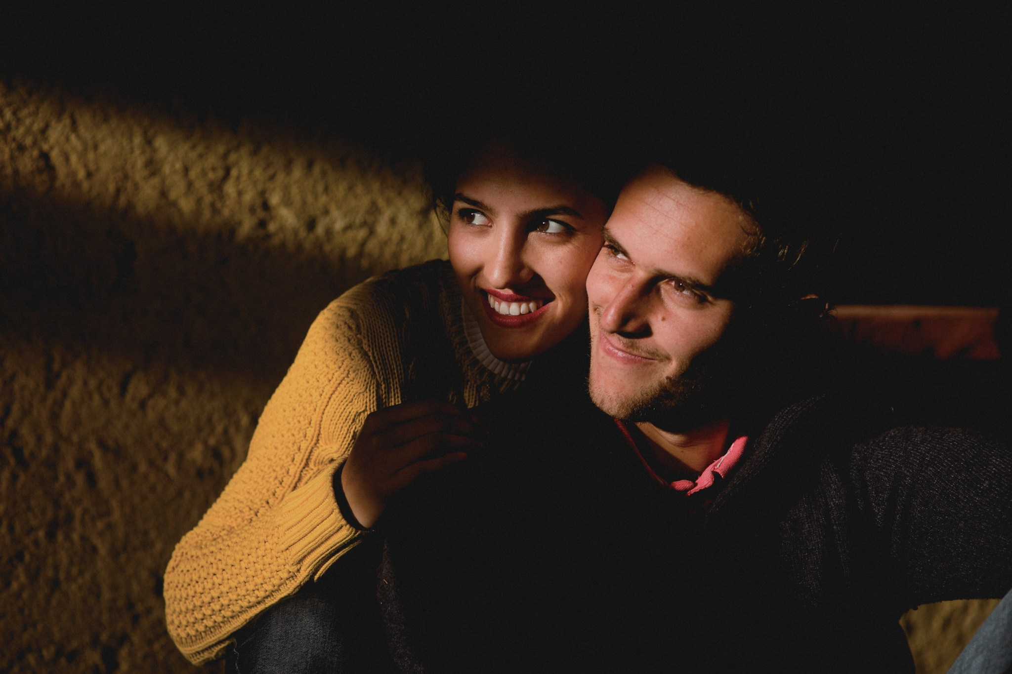 Claudia y Carlos: Sesión pre boda en camp Santa Ursula. Fotógrafo de bodas