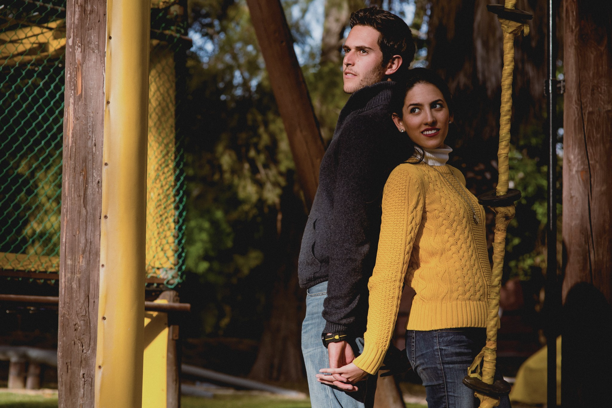 Claudia y Carlos: Sesión pre boda en camp Santa Ursula. Fotógrafo de bodas