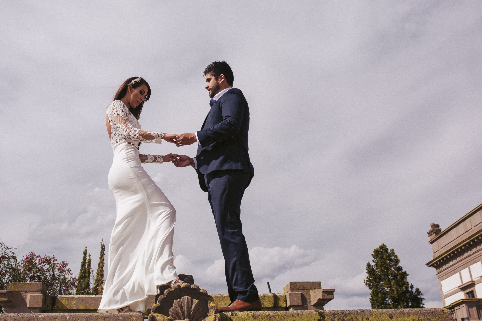 Paola y Alejandro: Sesión pre boda en casa de la cultura - San Luis Potosí. Fotógrafo de bodas