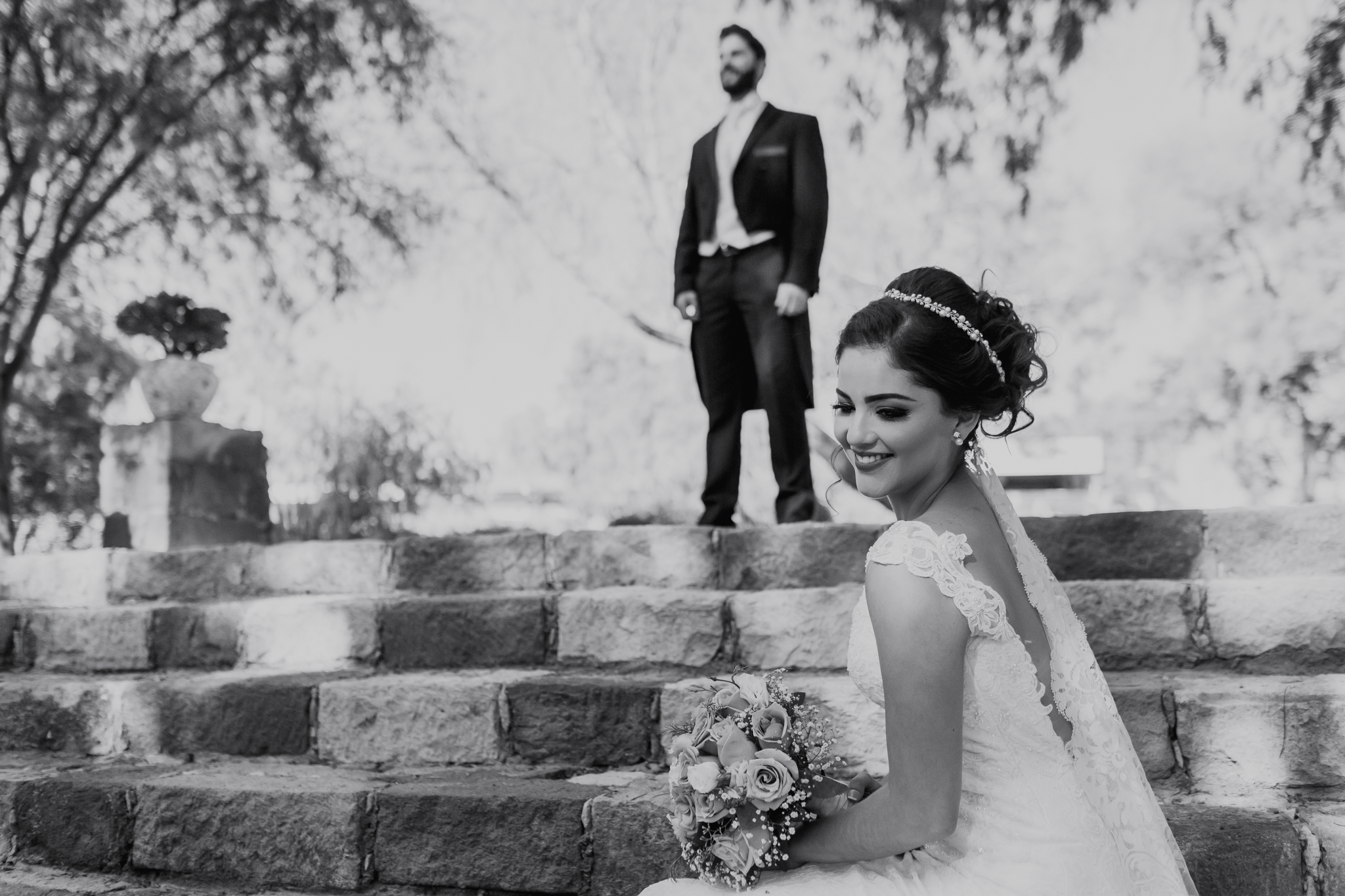 Alejandra y Mauricio: Boda en San Luis Potosí - Parque norte. Fotógrafo de bodas