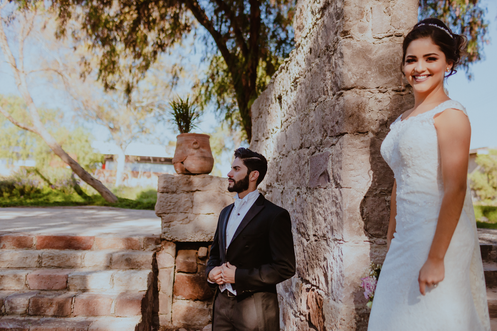 Alejandra y Mauricio: Boda en San Luis Potosí - Parque norte. Fotógrafo de bodas