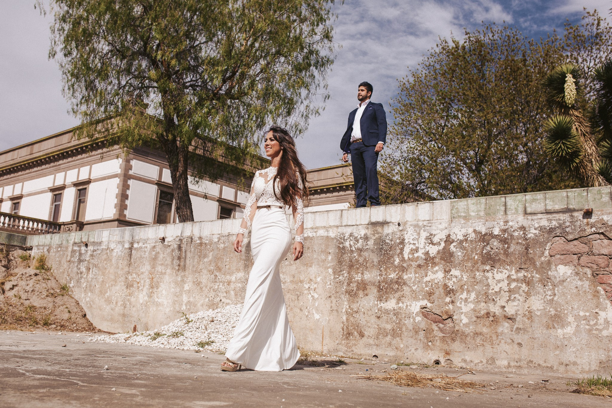 Paola y Alejandro: Sesión pre boda en casa de la cultura - San Luis Potosí. Fotógrafo de bodas