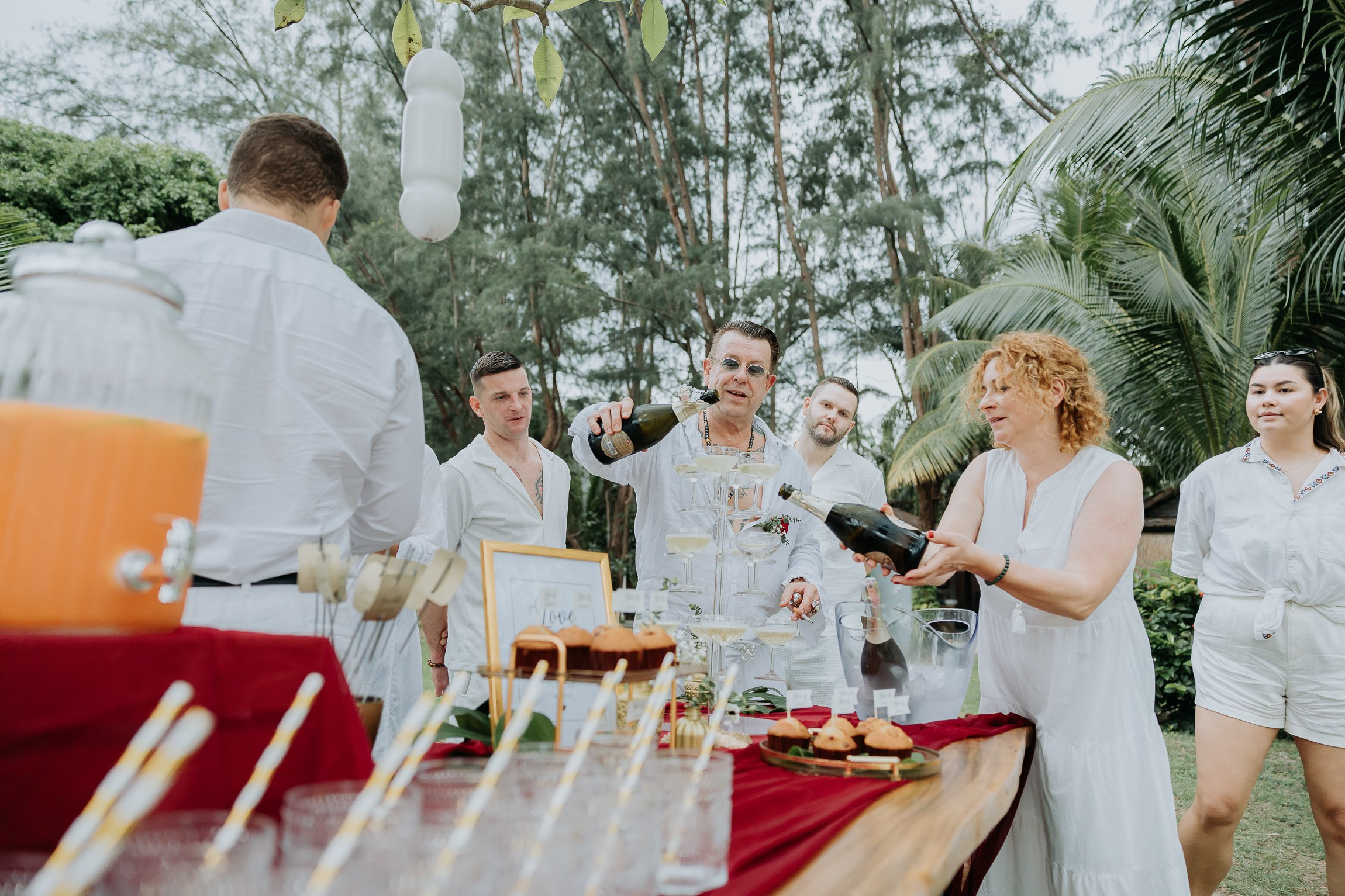 Authentic Buddhist Wedding Blessing Ceremony in Koh Samui, Thailand