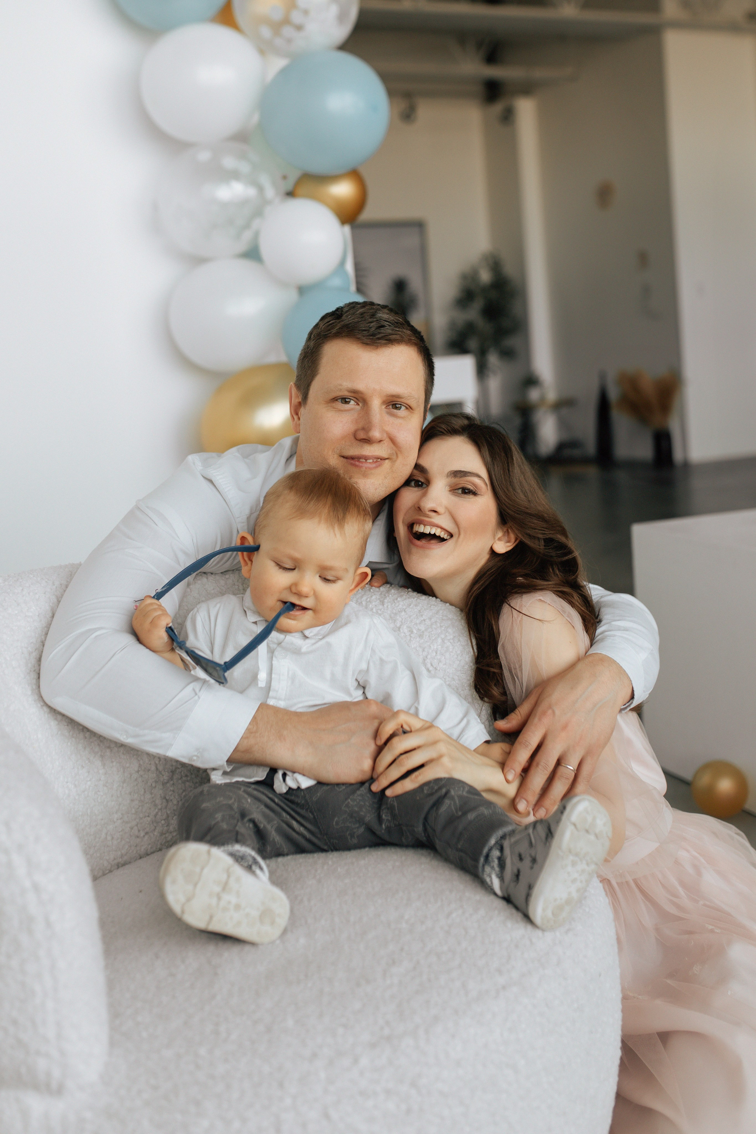 Aleksandr’s first birthday. Photographer Elvira Hryshchenko