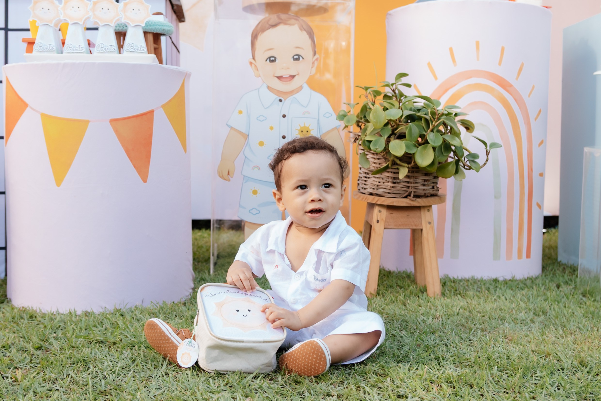 Bento 1 ano • Festa infantil em A Casa com Jardim | Fotografia de Família em Brasília e Recife