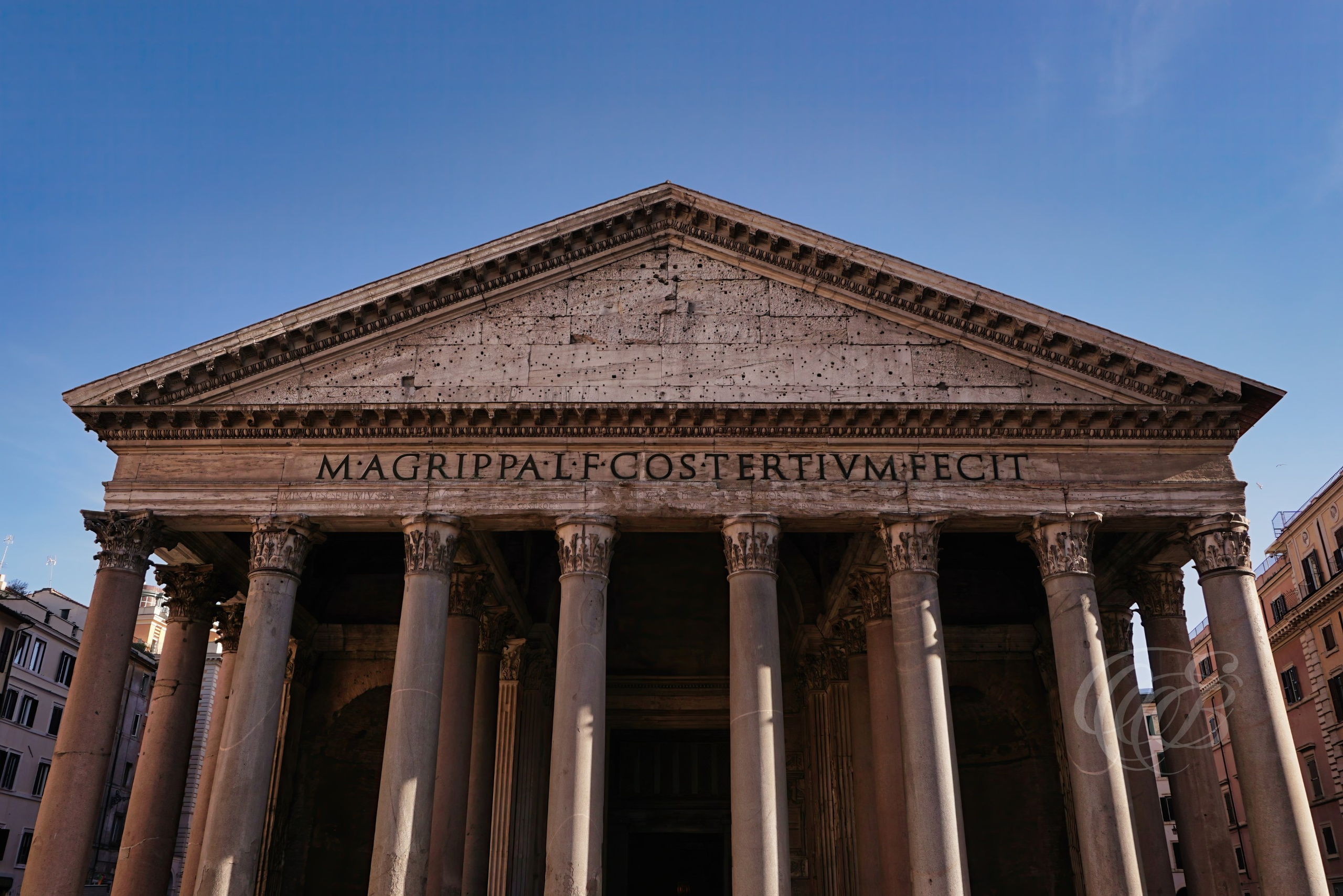 ITALY TRAVEL PHOTOGRAPHY – ITALY – ROME — The Pantheon in Summer — Ancient Roman temple completed under Emperor Hadrian, featuring the iconic dome and historic architecture of Piazza della Rotonda, Rome, Italy — Eduardo Bartoli Photography.