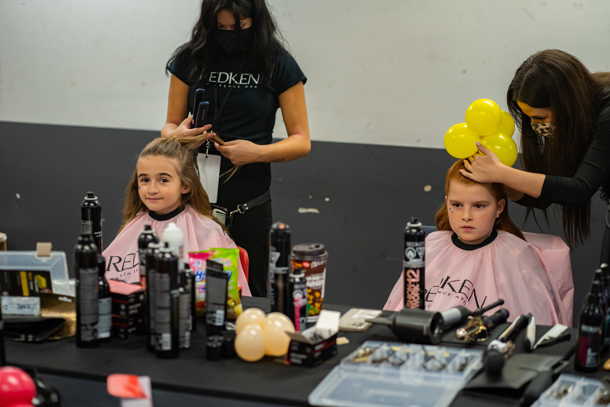 VKFW 2021 Backstage. Vancouver Kids Photographer