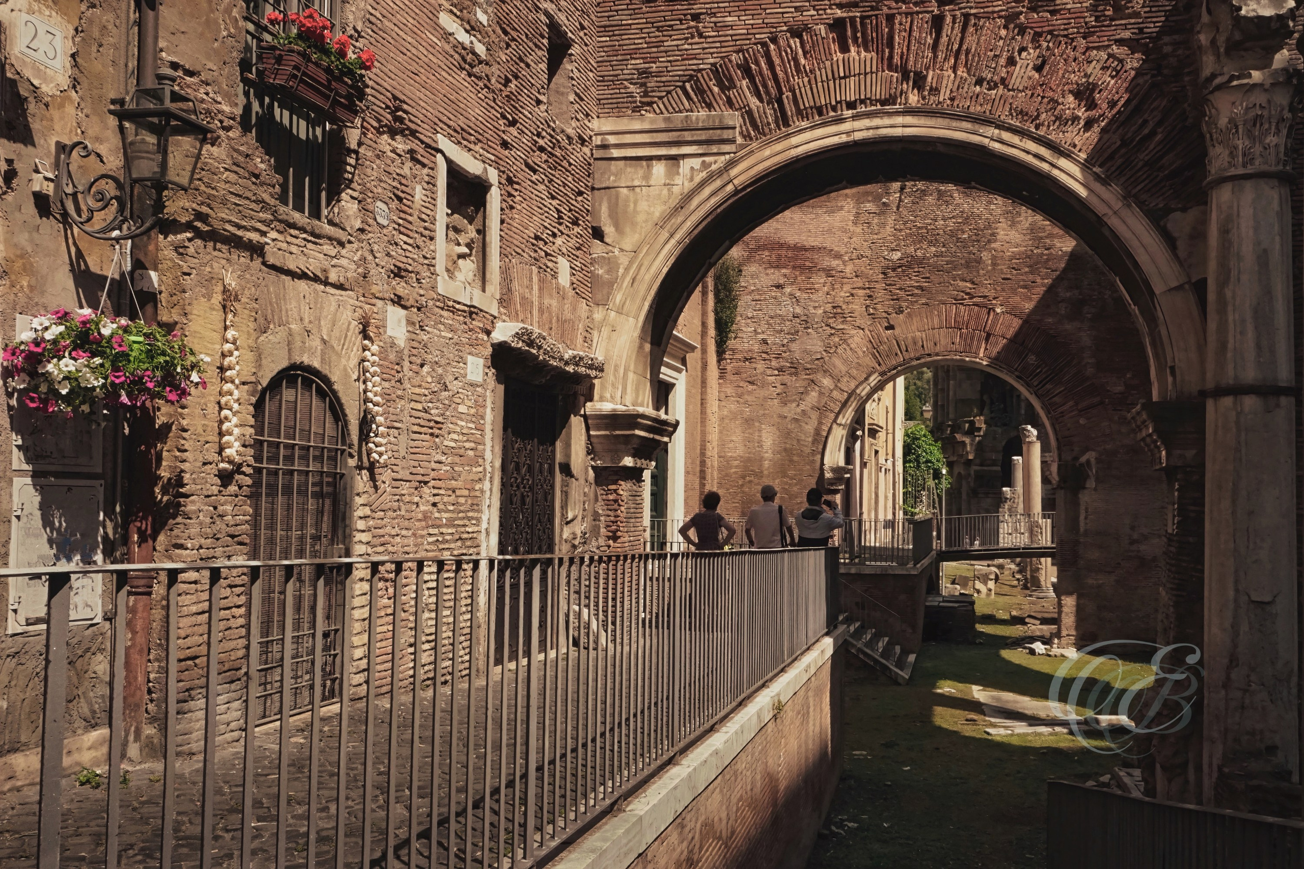 Rome The Porticus Octaviae - Digital Fine Art Photography - The Porticus Octaviae in Rome, Italy – digital fine art photography by Eduardo Bartoli.