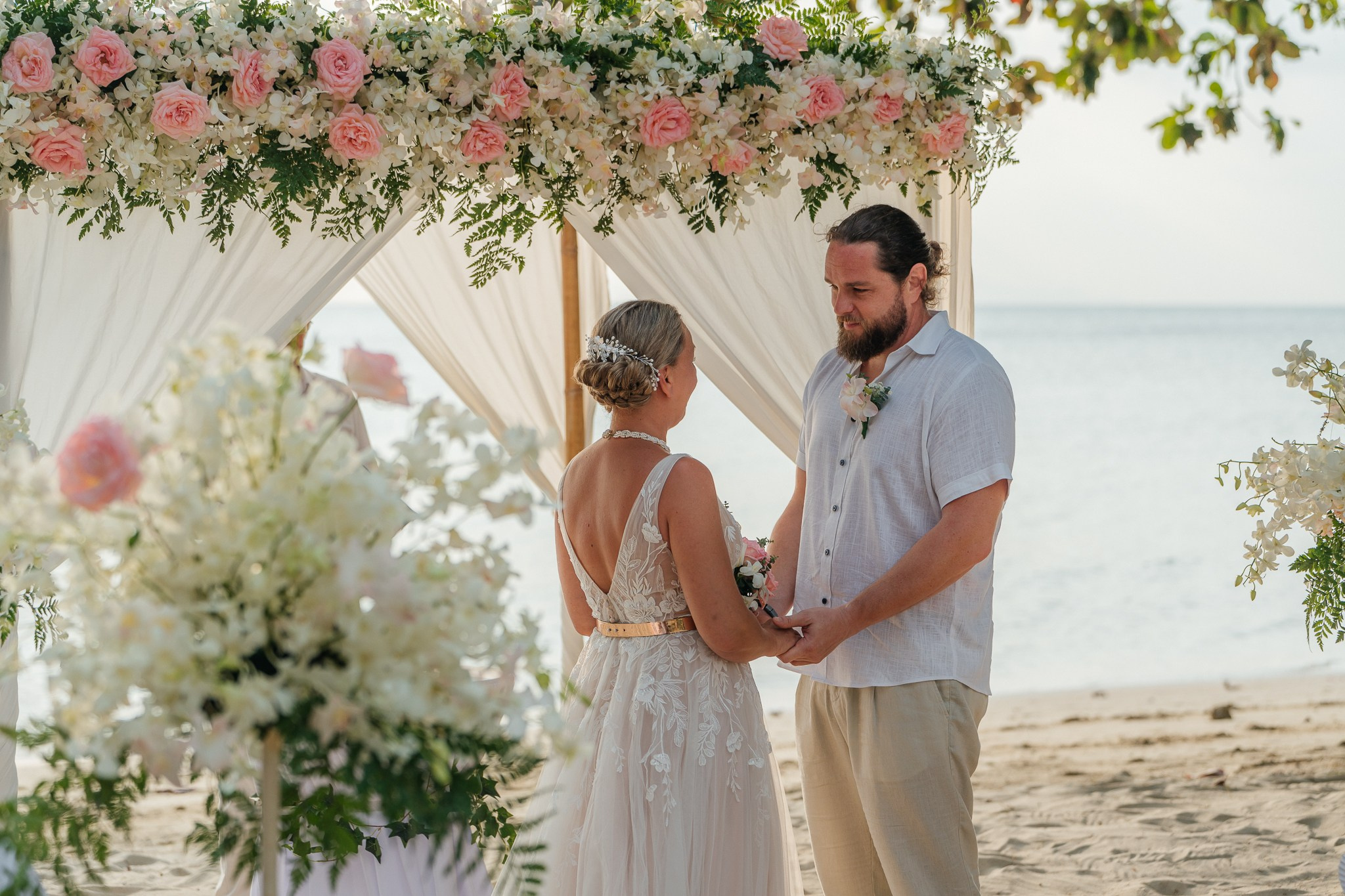 Wedding on the Beach in Koh Samui, Thailand with Friends and Family