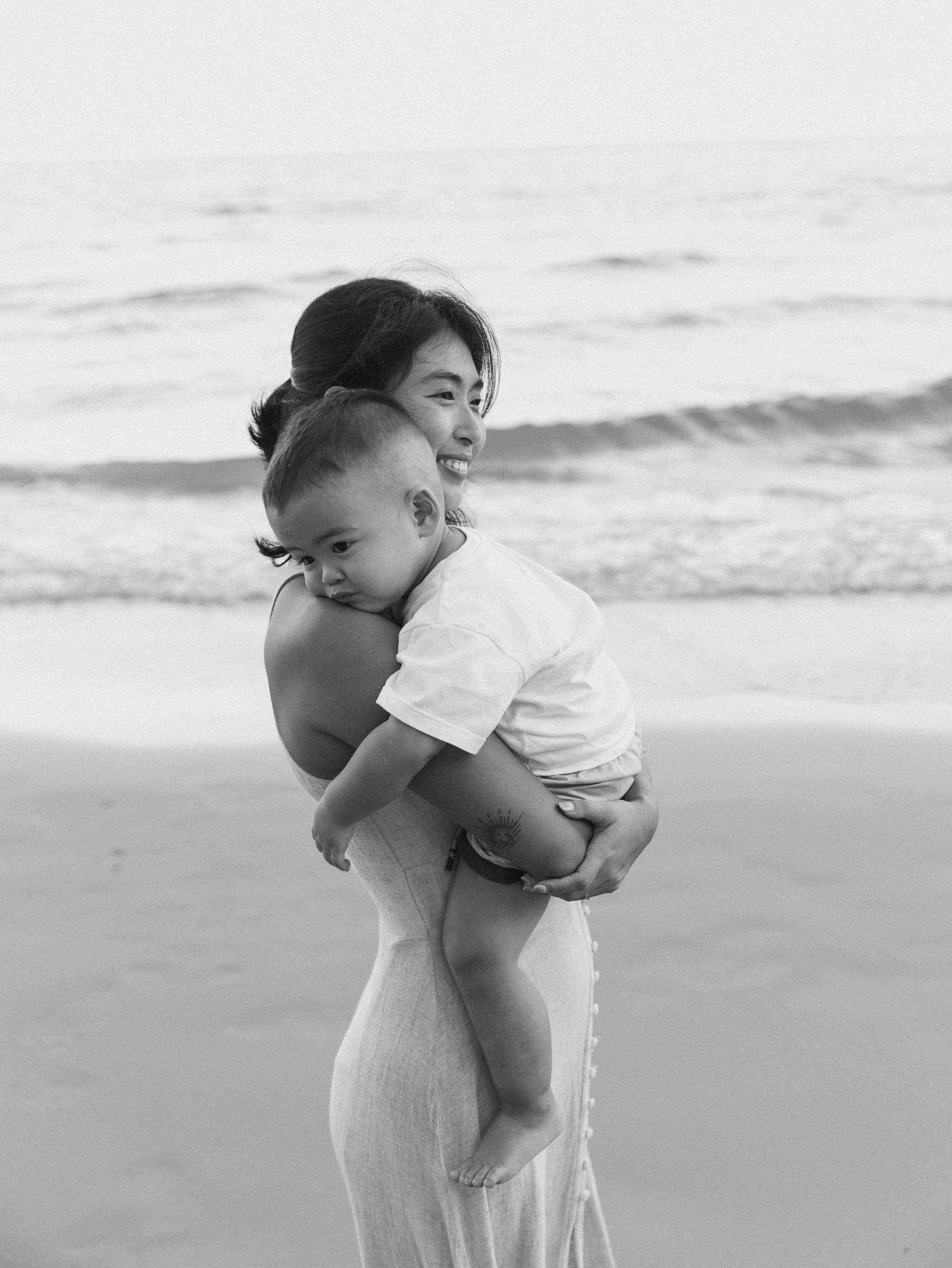 At the beach. Family and wedding photographer in Bangkok, Thailand