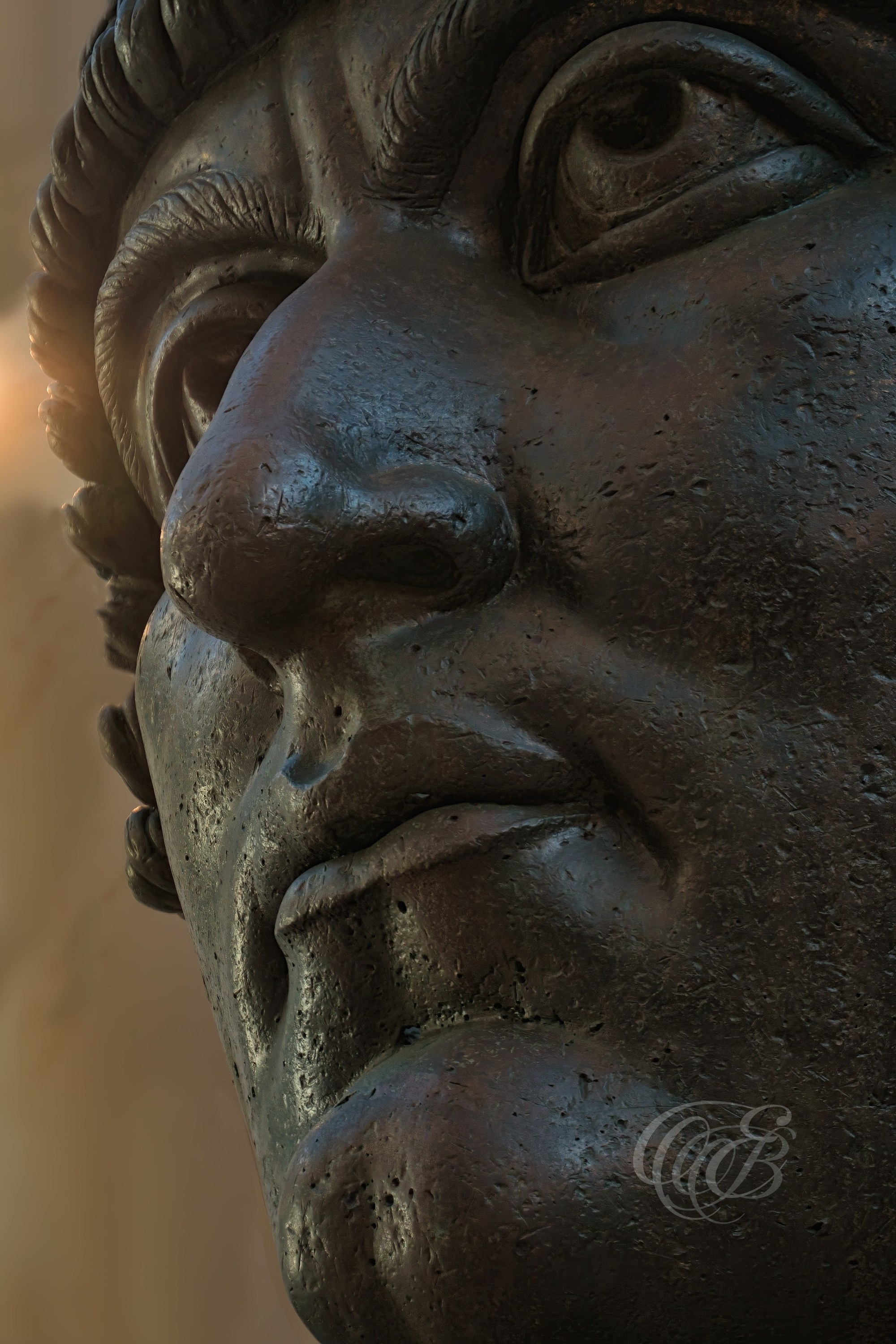 Rome, Italy – Bronze Colossus of Constantine – Eduardo Bartoli Fine Art Photography – Photograph of the bronze colossus of Emperor Constantine in the Roman Forum, ancient Roman sculpture and historic landmark – Rome, Italy – Bronze Colossus of Constantine – Eduardo Bartoli Fine Art & Travel Photography.