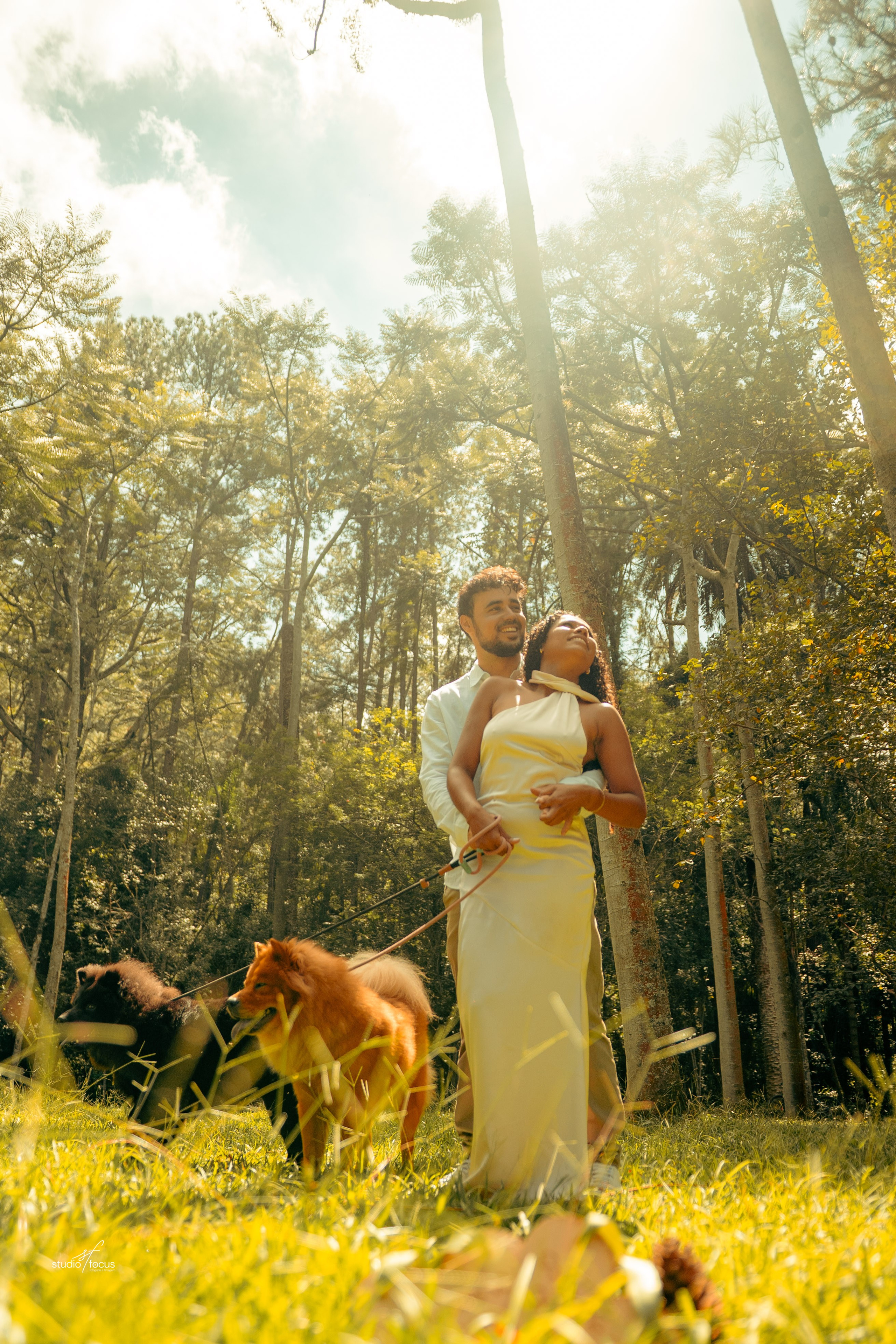 Pré-Wedding com pets. Studio Focus