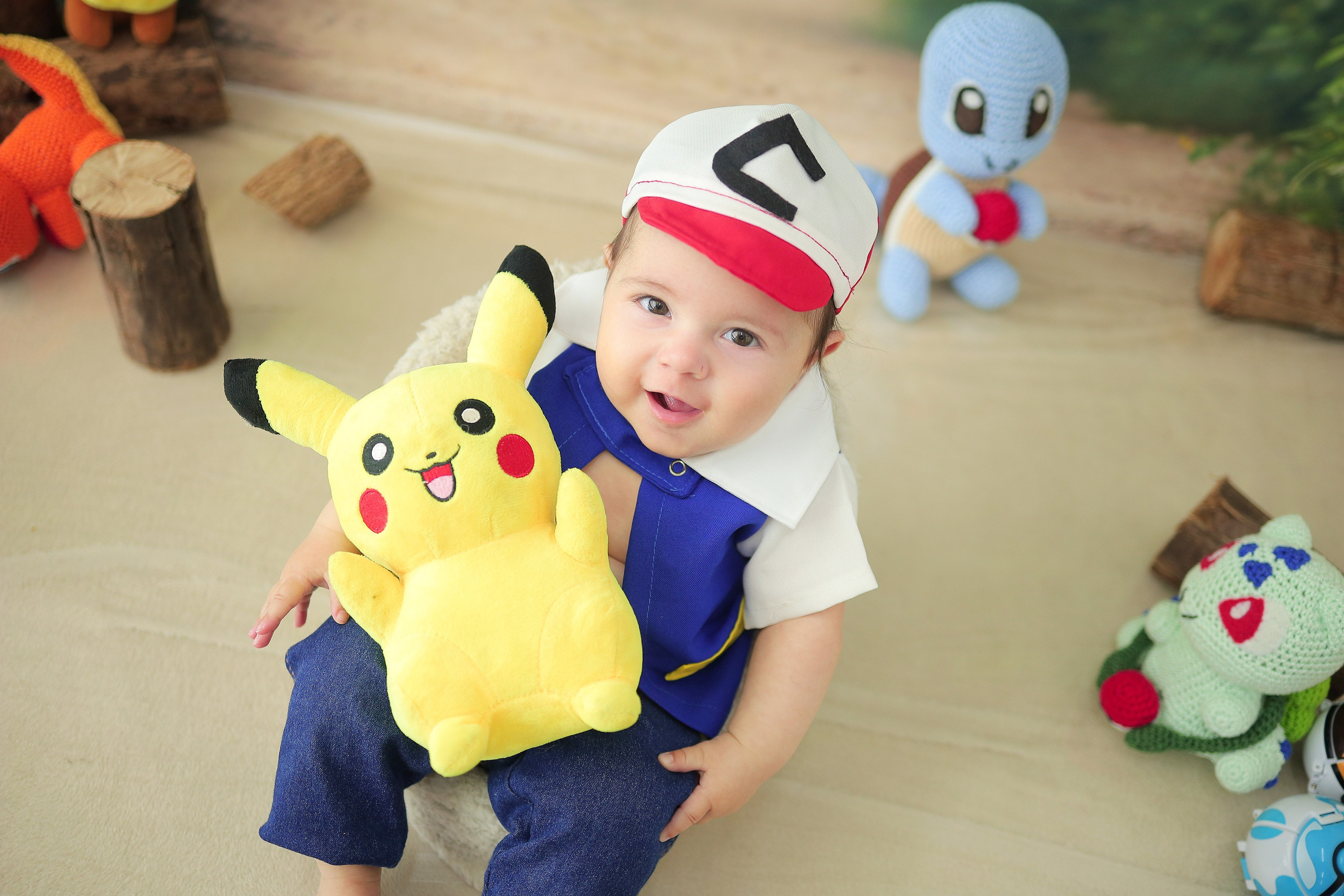 Pokémon — Ash (M/G). Estúdio Gustavo Bueno