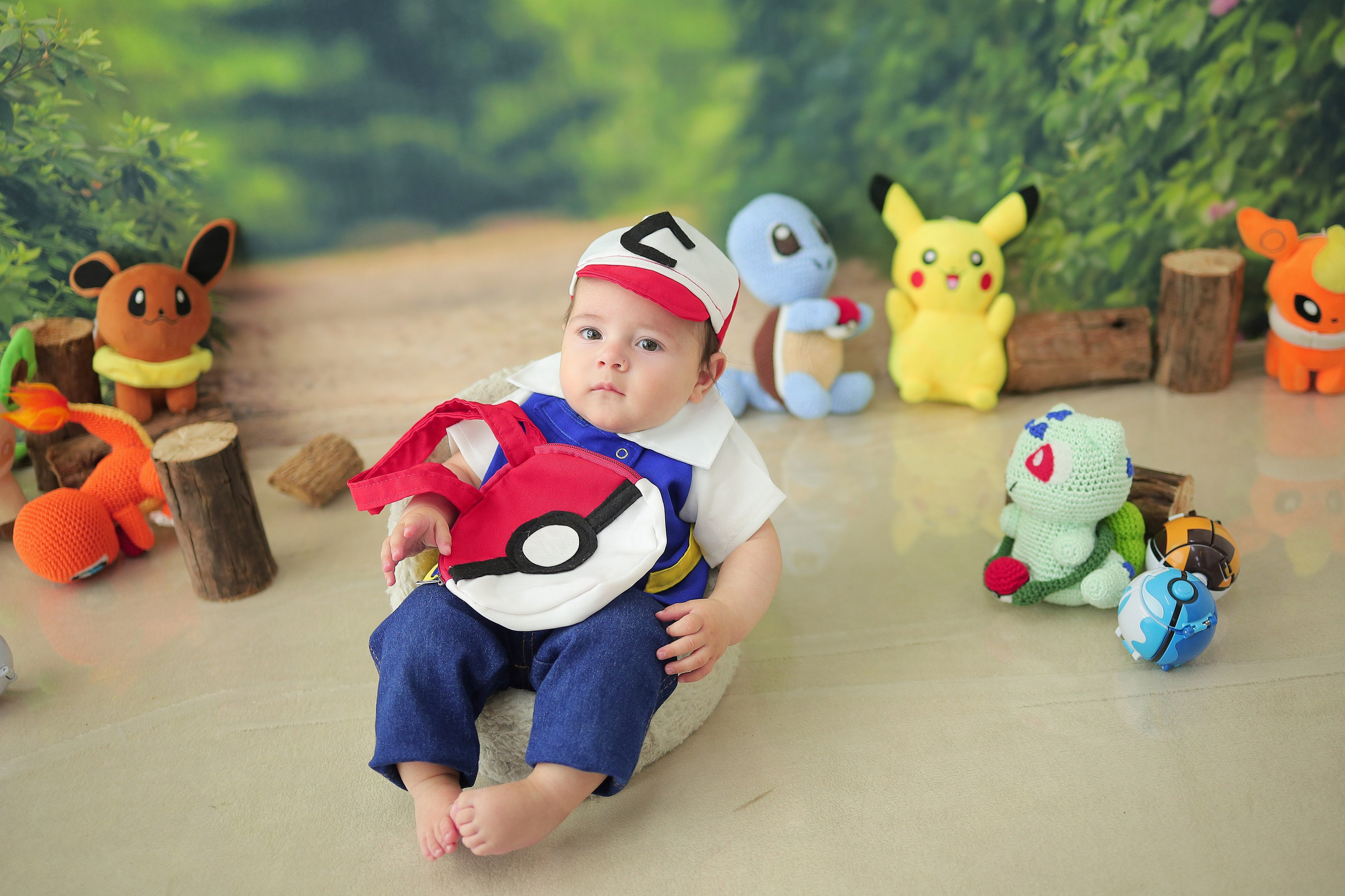 Pokémon — Ash (M/G). Estúdio Gustavo Bueno