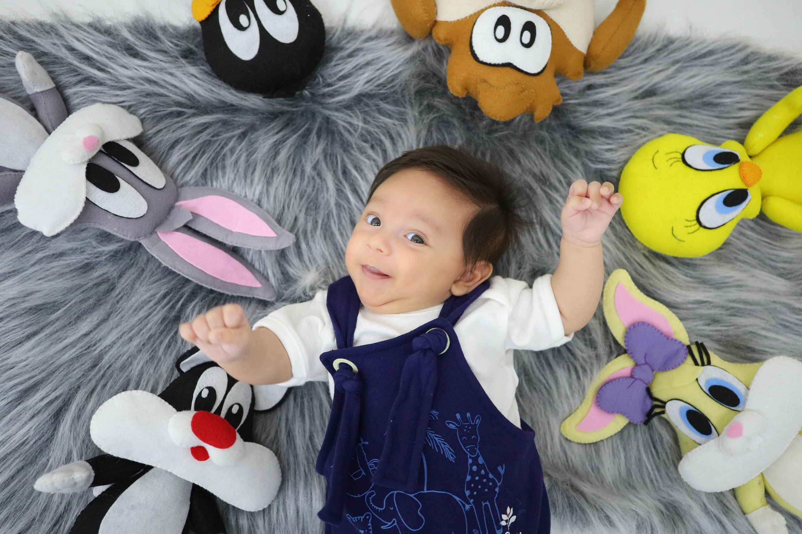 Baby Looney Tunes (1M-12M). Estúdio Gustavo Bueno