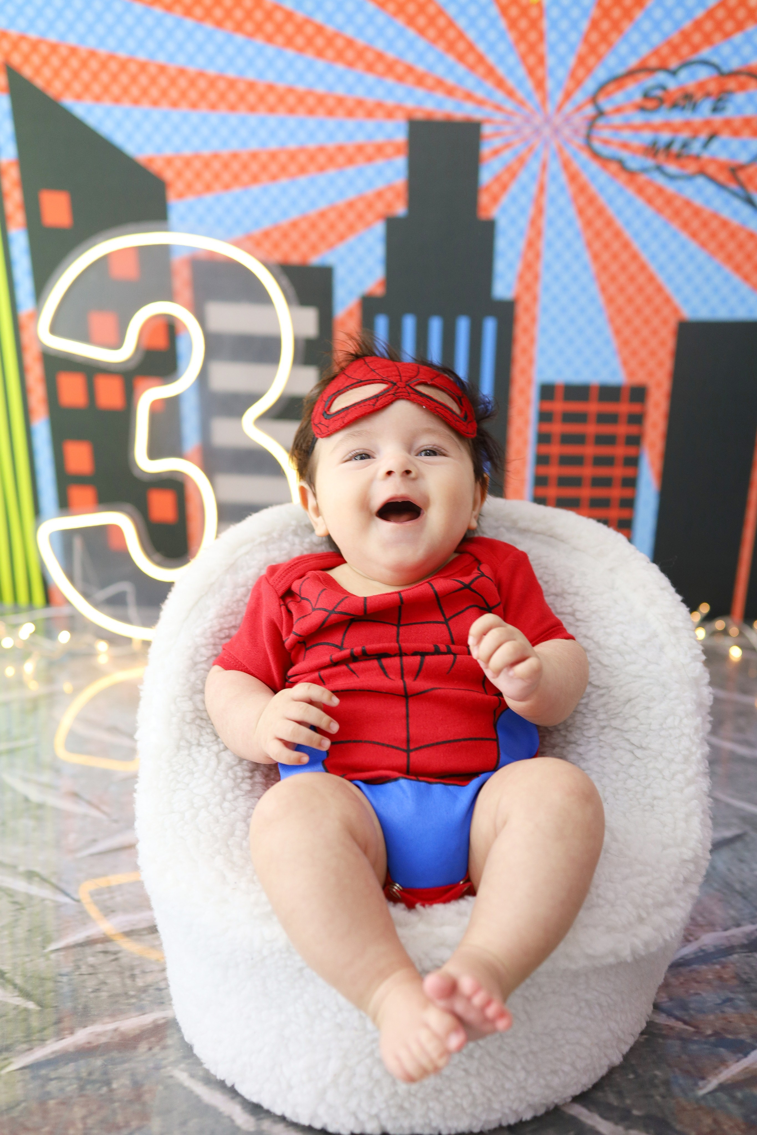 Homem Aranha (3-6M). Estúdio Gustavo Bueno