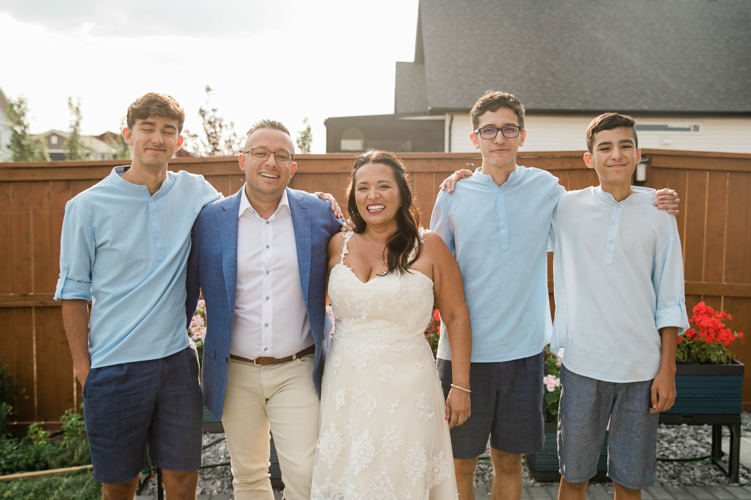 Pamela Backyard Wedding. Ching Li Photography