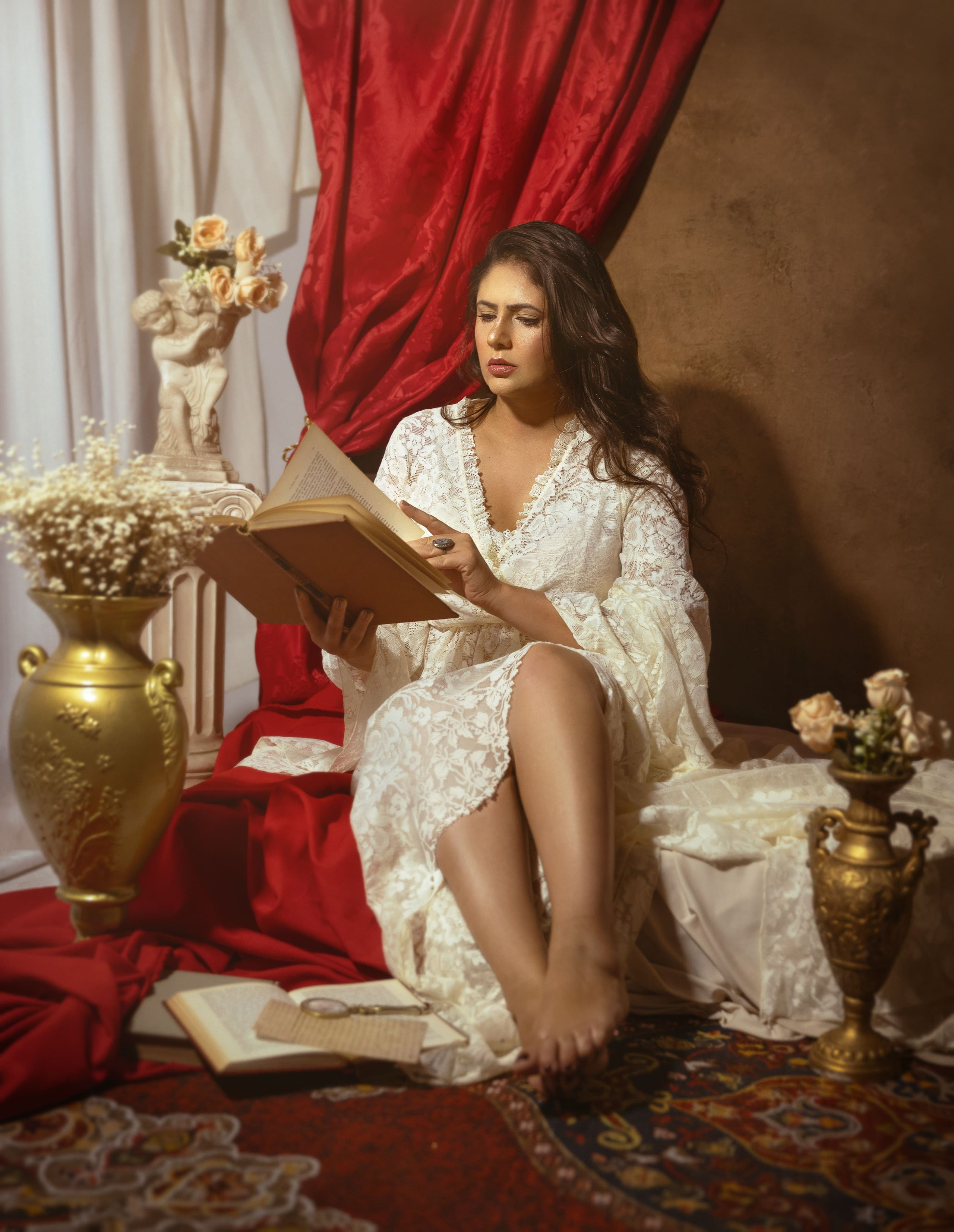 Ensaio artistico estilo Caravaggio Vintage — Zona Norte Tucuruvi. Fotógrafa em são paulo — Fotos Autênticas