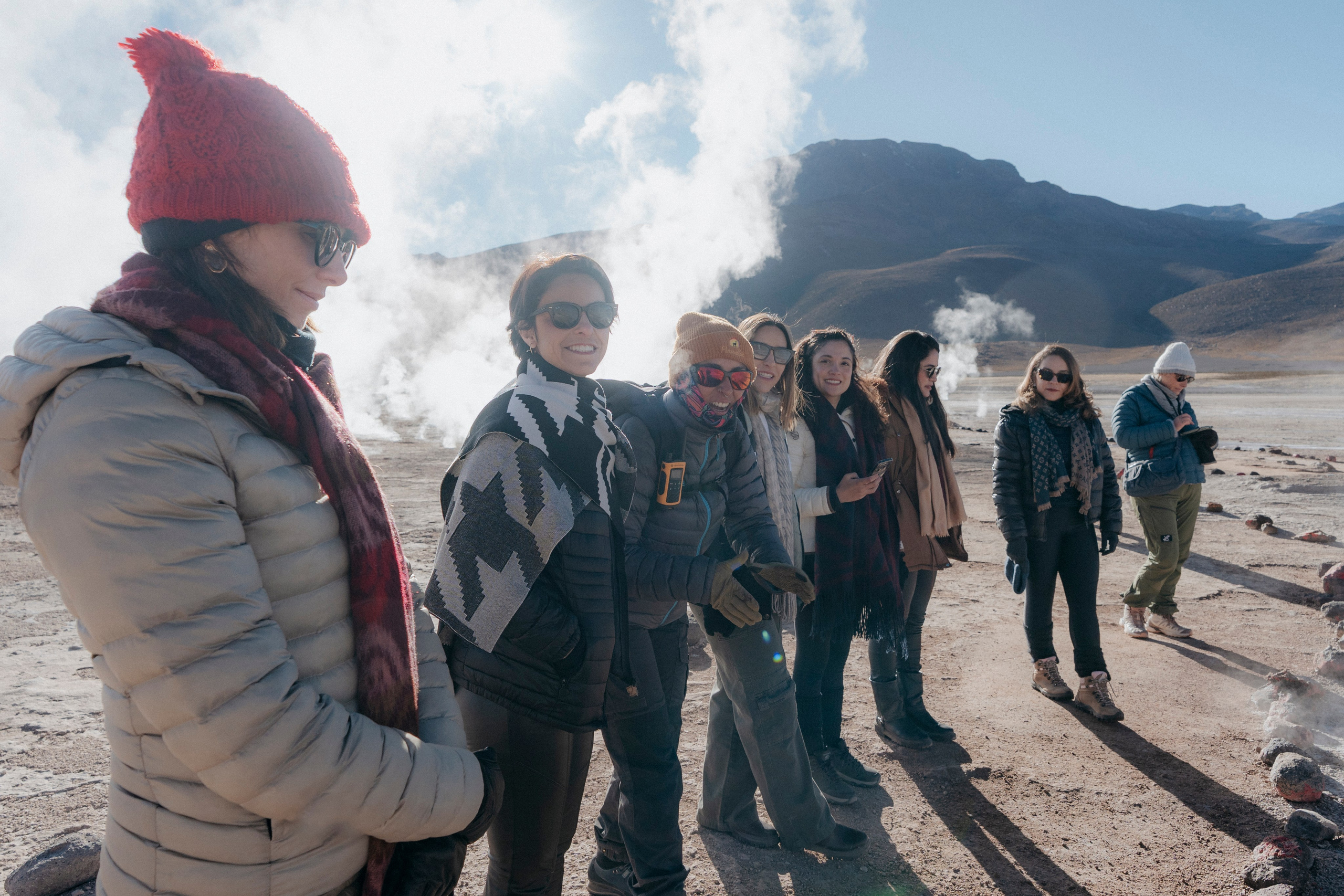 Cobertura de passeio — Geyser el Tatio. Fotógrafo em San Pedro de Atacama