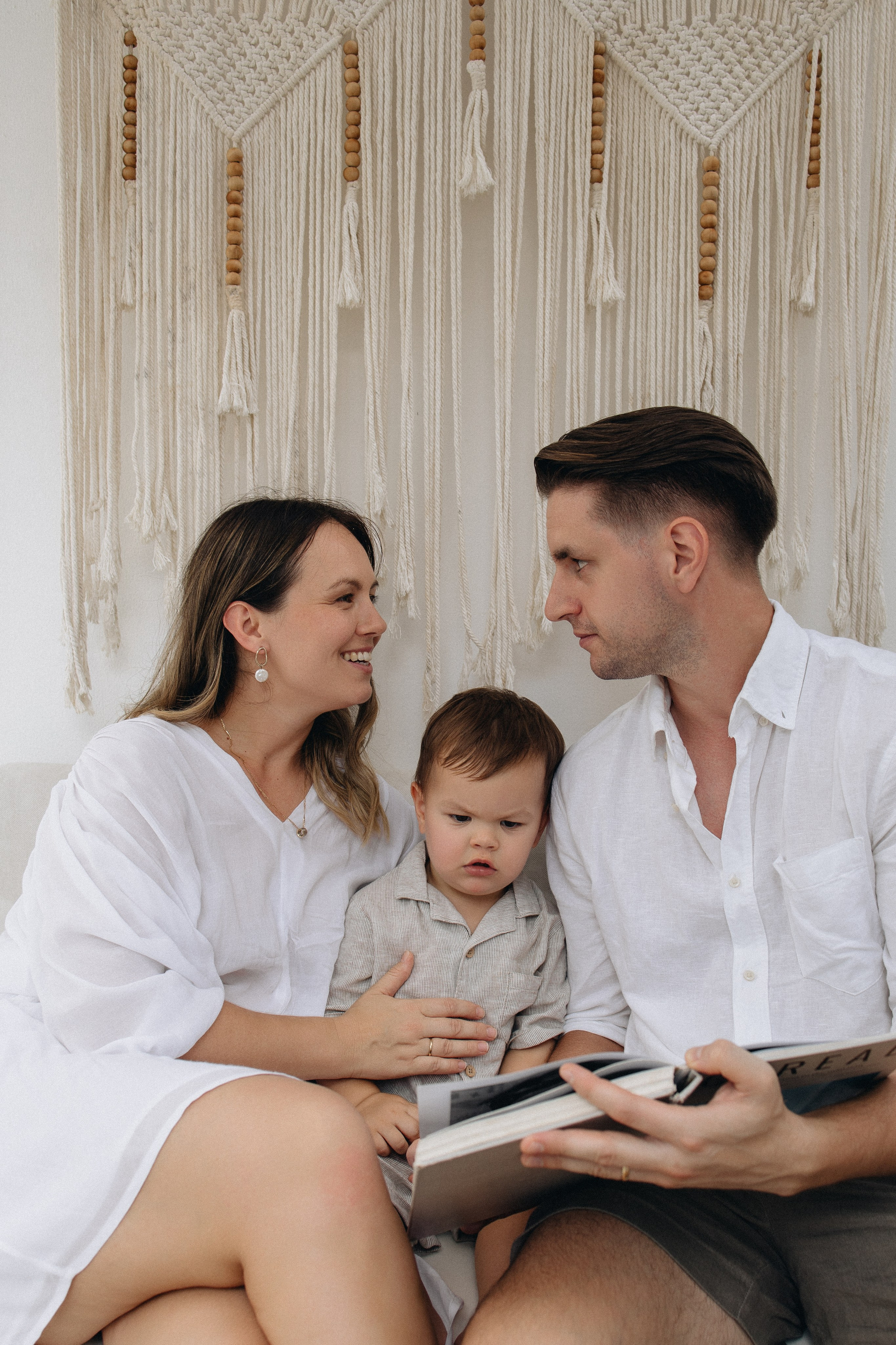 At the studio. Family and wedding photographer in Bangkok, Thailand