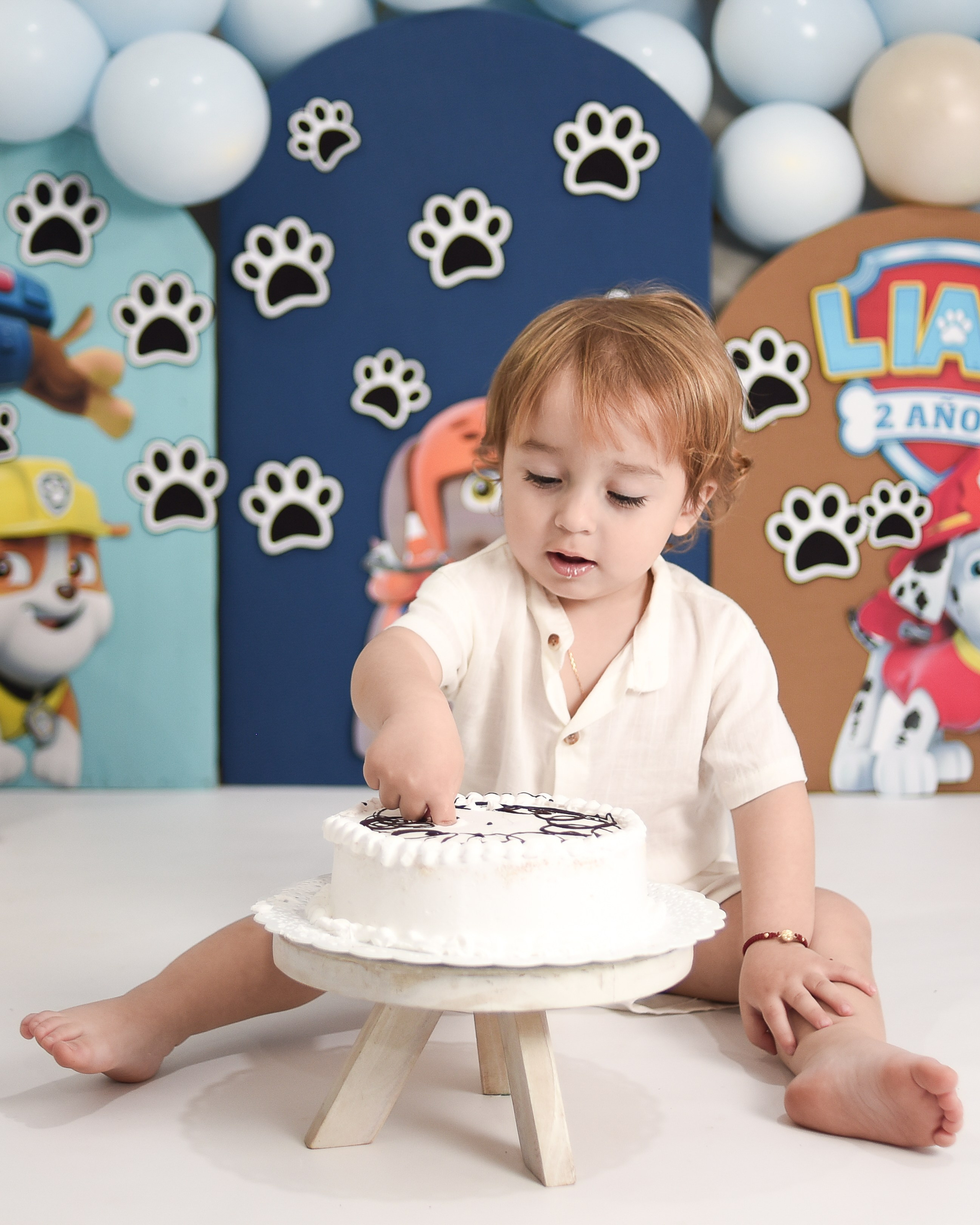 Liam 2do año. Temática Pou Patrol. Fotografo de casamiento en misiones y fotógrafo de familia  Posadas
