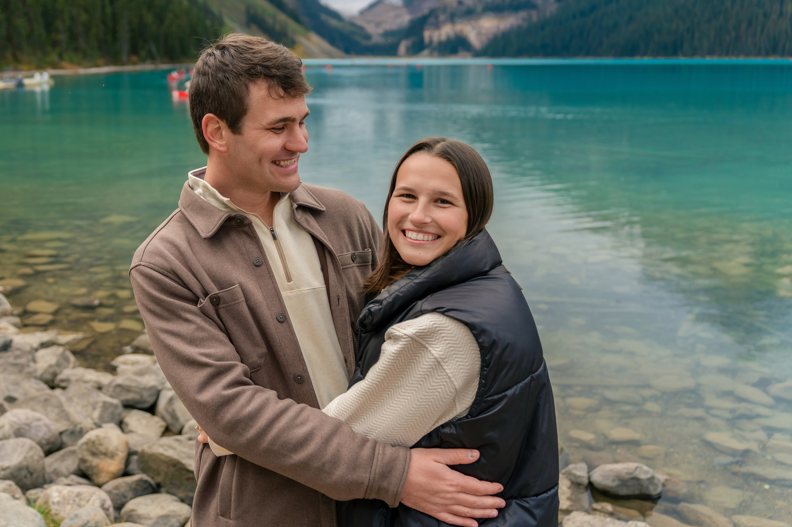 Evan & Alexis — Surprise Proposal — Lake Louise / Banff. Engagement, Wedding & Family Photographer in Calgary | allo Photography
