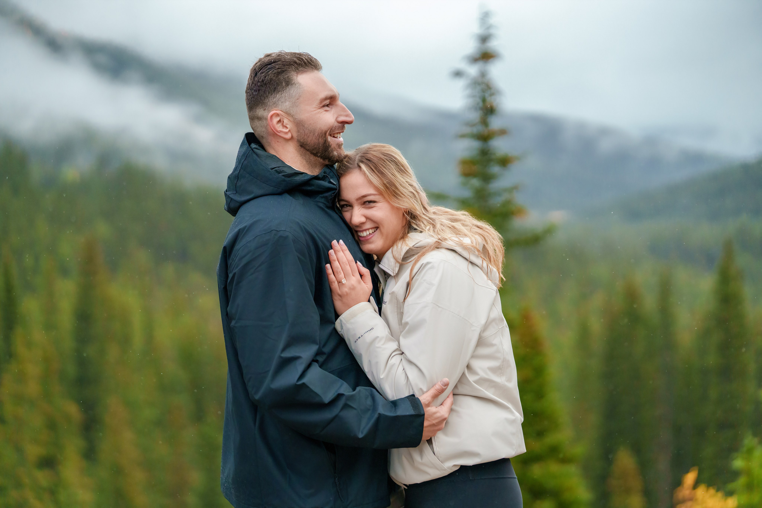 Dimitri & Valerie — Surprise Proposal / Moraine Lake — Banff. Engagement, Wedding & Family Photographer in Calgary | allo Photography