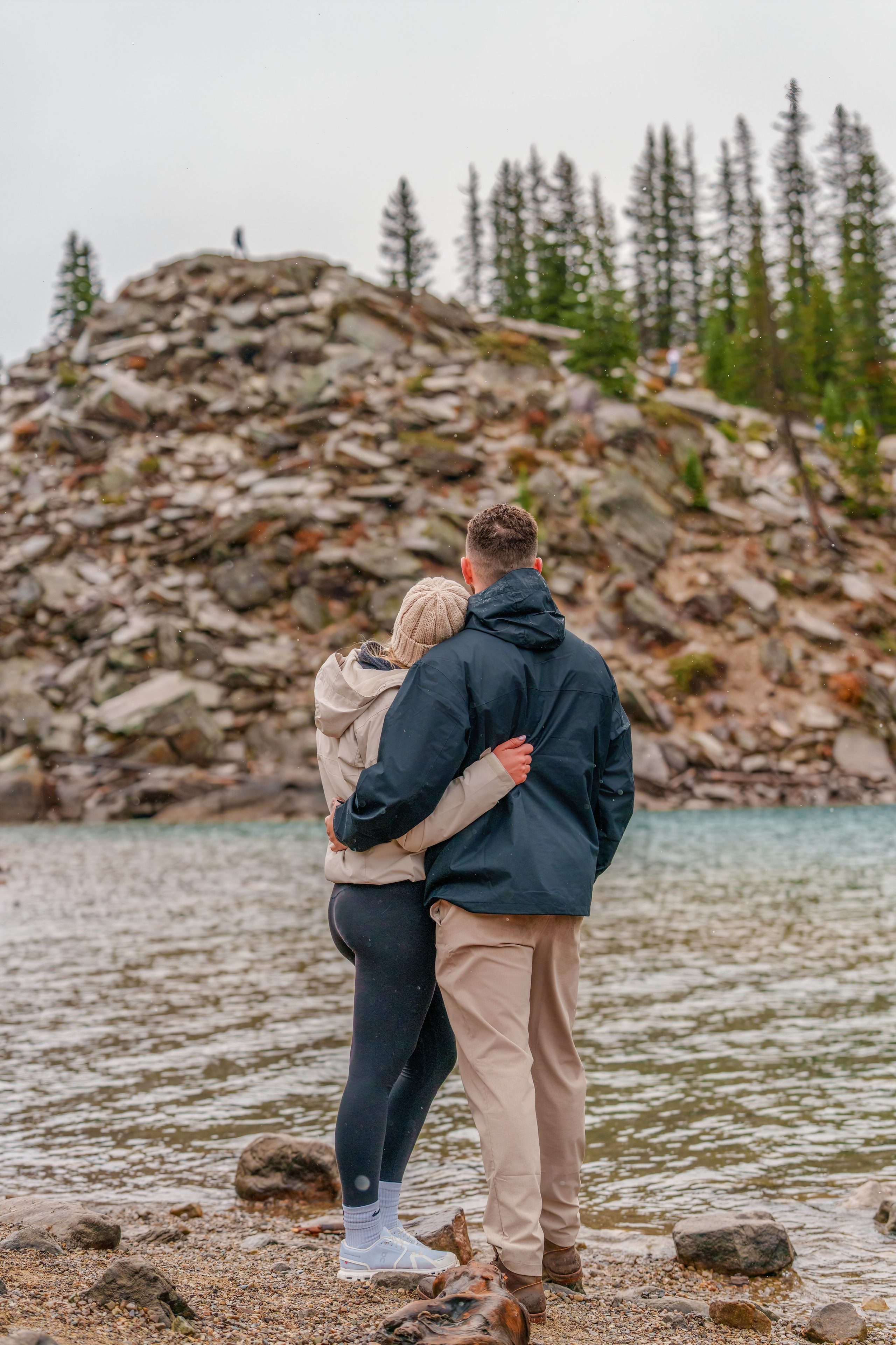 Dimitri & Valerie — Surprise Proposal / Moraine Lake — Banff. Engagement, Wedding & Family Photographer in Calgary | allo Photography