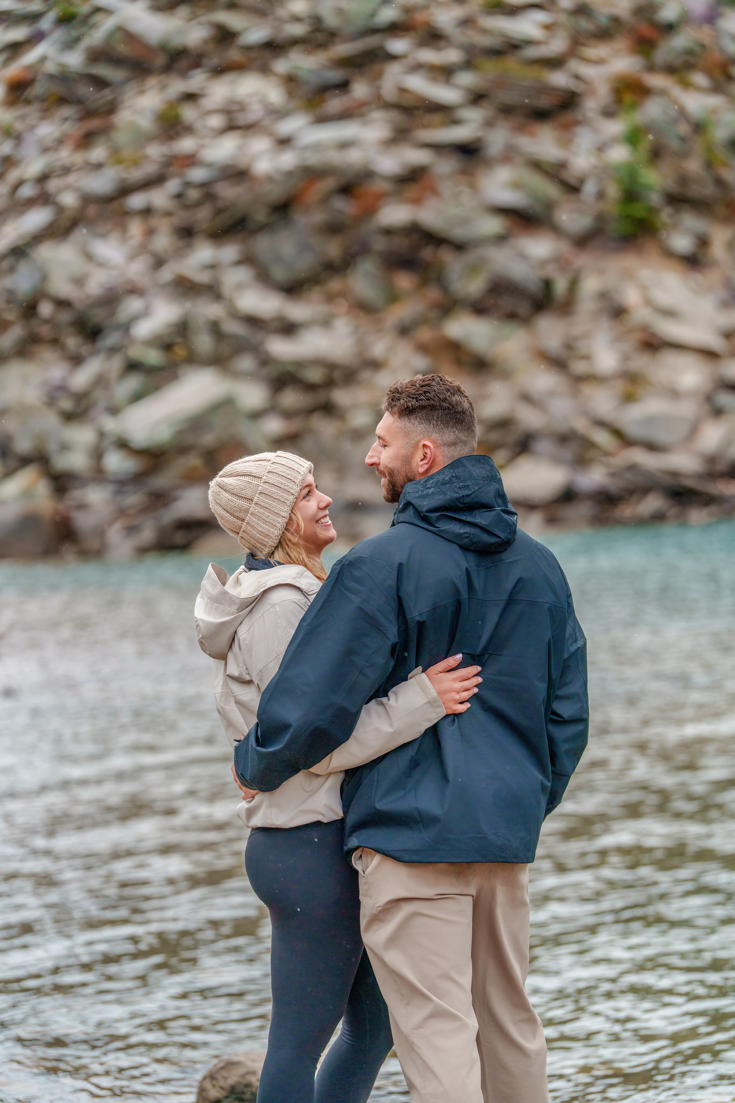 Dimitri & Valerie — Surprise Proposal / Moraine Lake — Banff. Engagement, Wedding & Family Photographer in Calgary | allo Photography