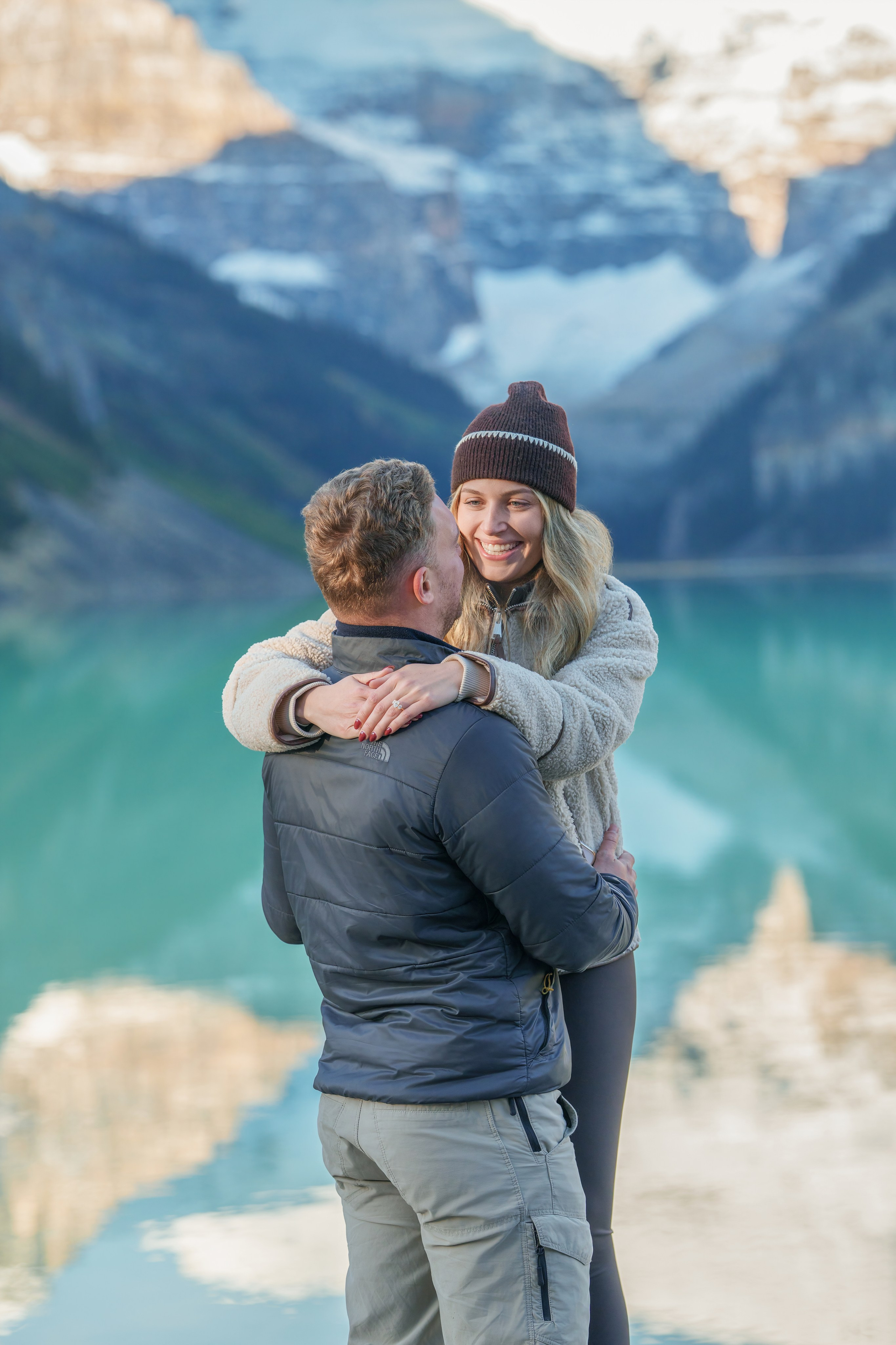 Harry & Steph — Surprise Proposal — Lake Louise / Banff. Engagement, Wedding & Family Photographer in Calgary | allo Photography