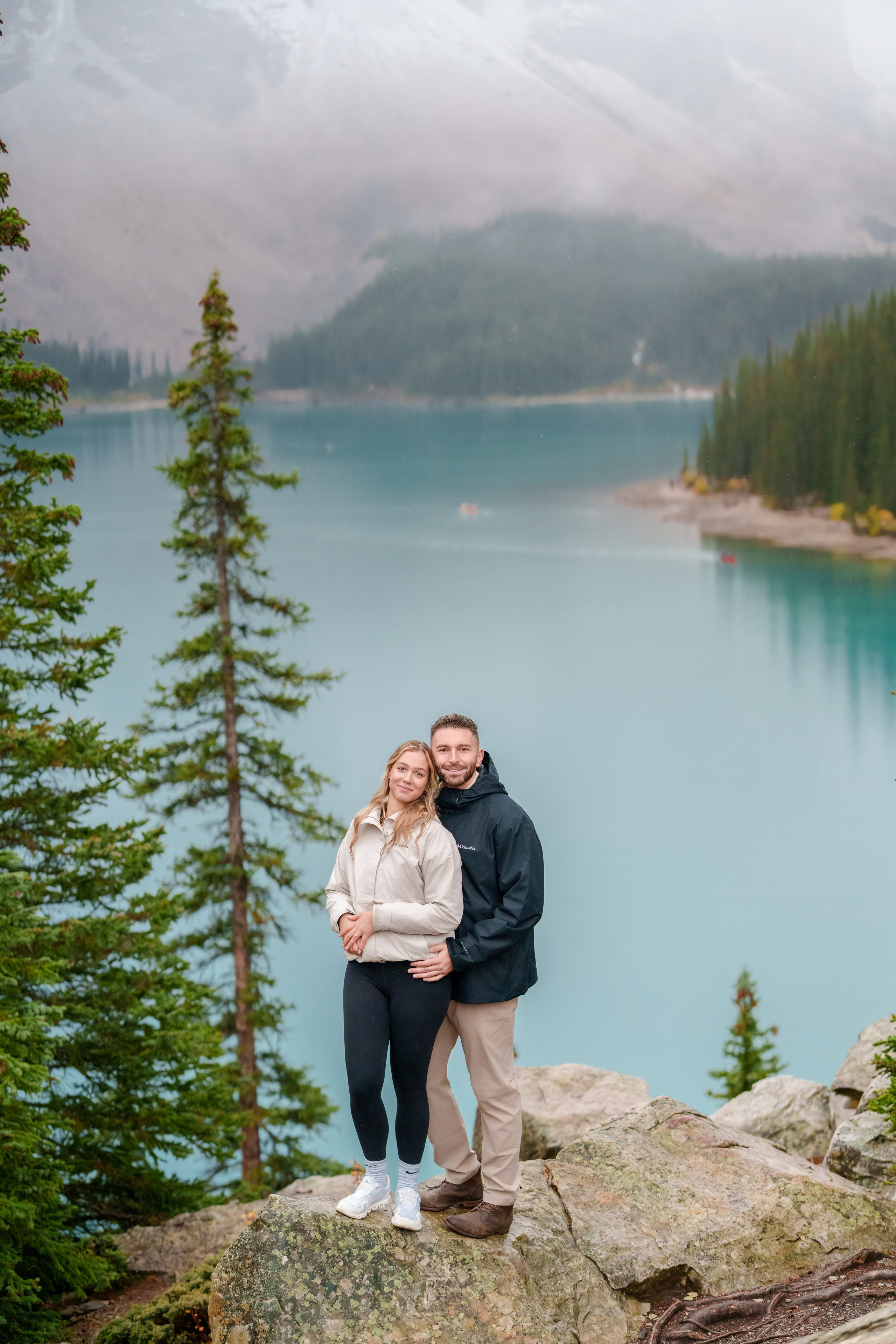 Dimitri & Valerie — Surprise Proposal / Moraine Lake — Banff. Engagement, Wedding & Family Photographer in Calgary | allo Photography