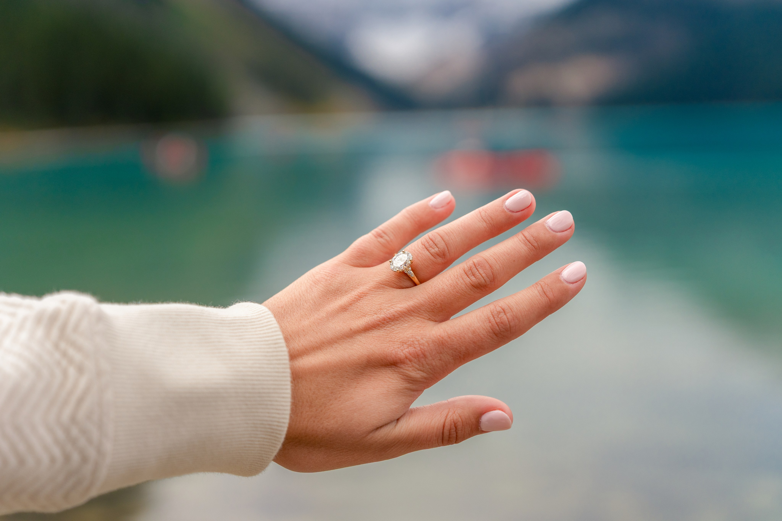 Evan & Alexis — Surprise Proposal — Lake Louise / Banff. Engagement, Wedding & Family Photographer in Calgary | allo Photography