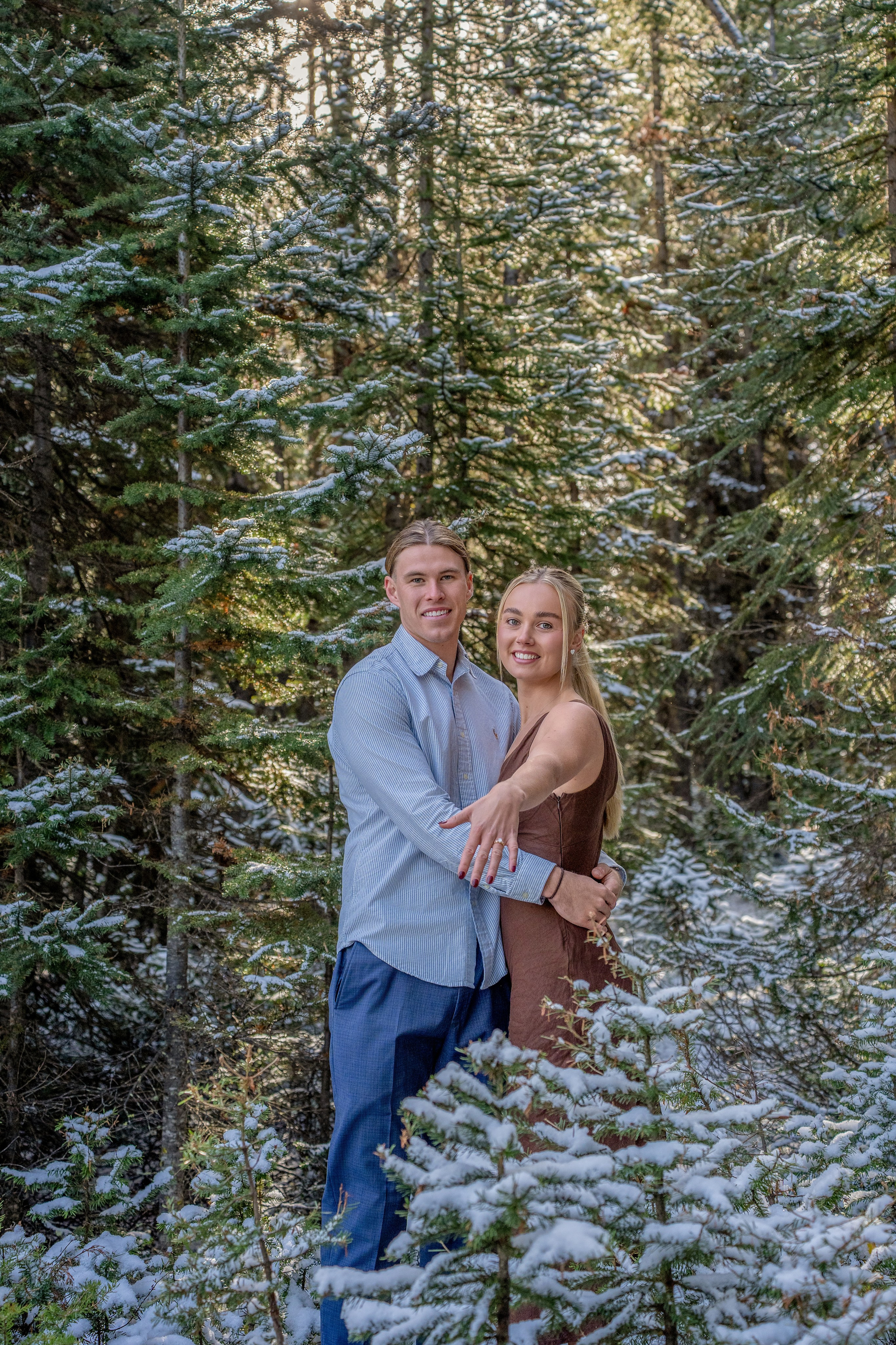 Lachlan & Imoga — Engagement — Peyto Lake / Banff. Engagement, Wedding & Family Photographer in Calgary | allo Photography