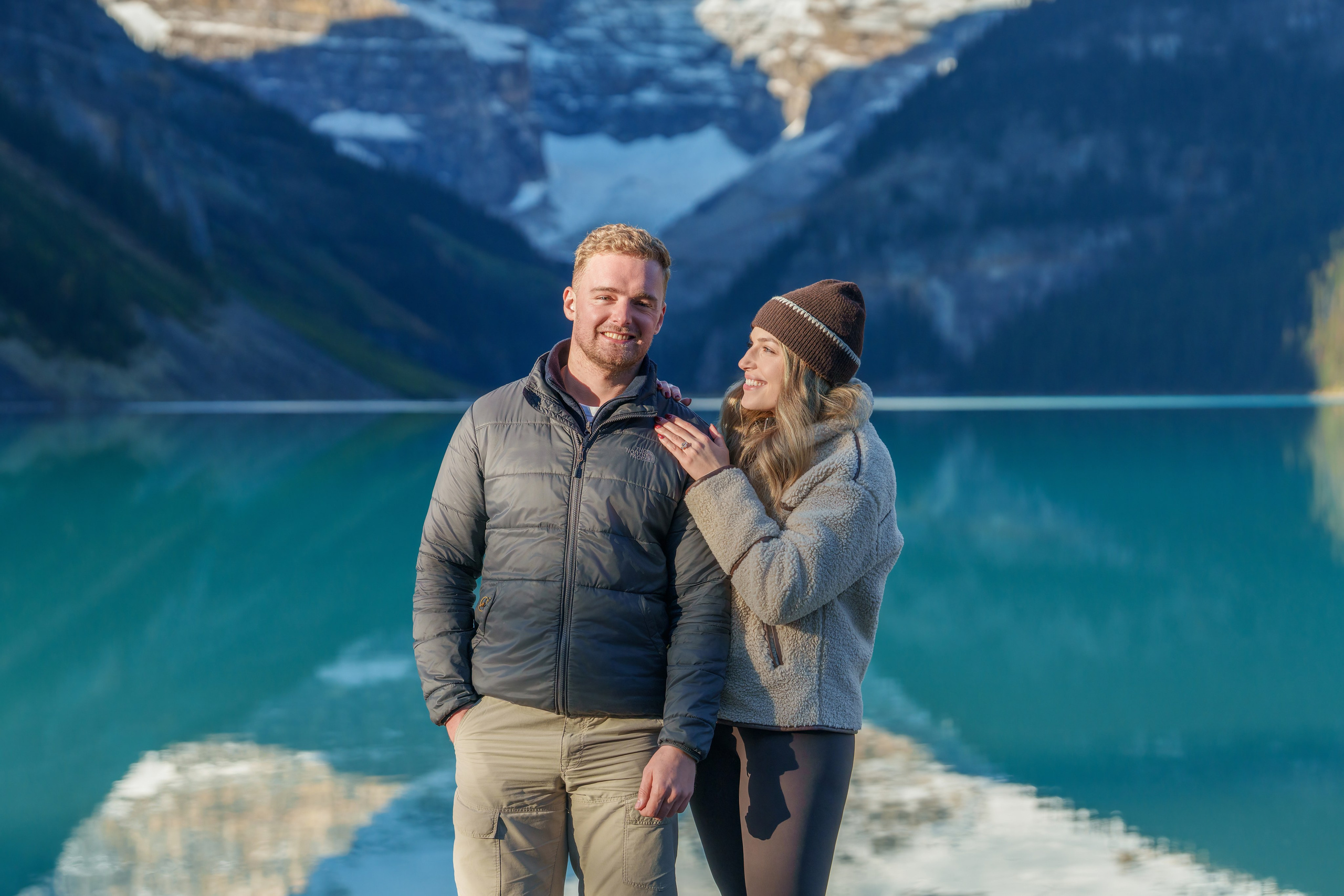 Harry & Steph — Surprise Proposal — Lake Louise / Banff. Engagement, Wedding & Family Photographer in Calgary | allo Photography