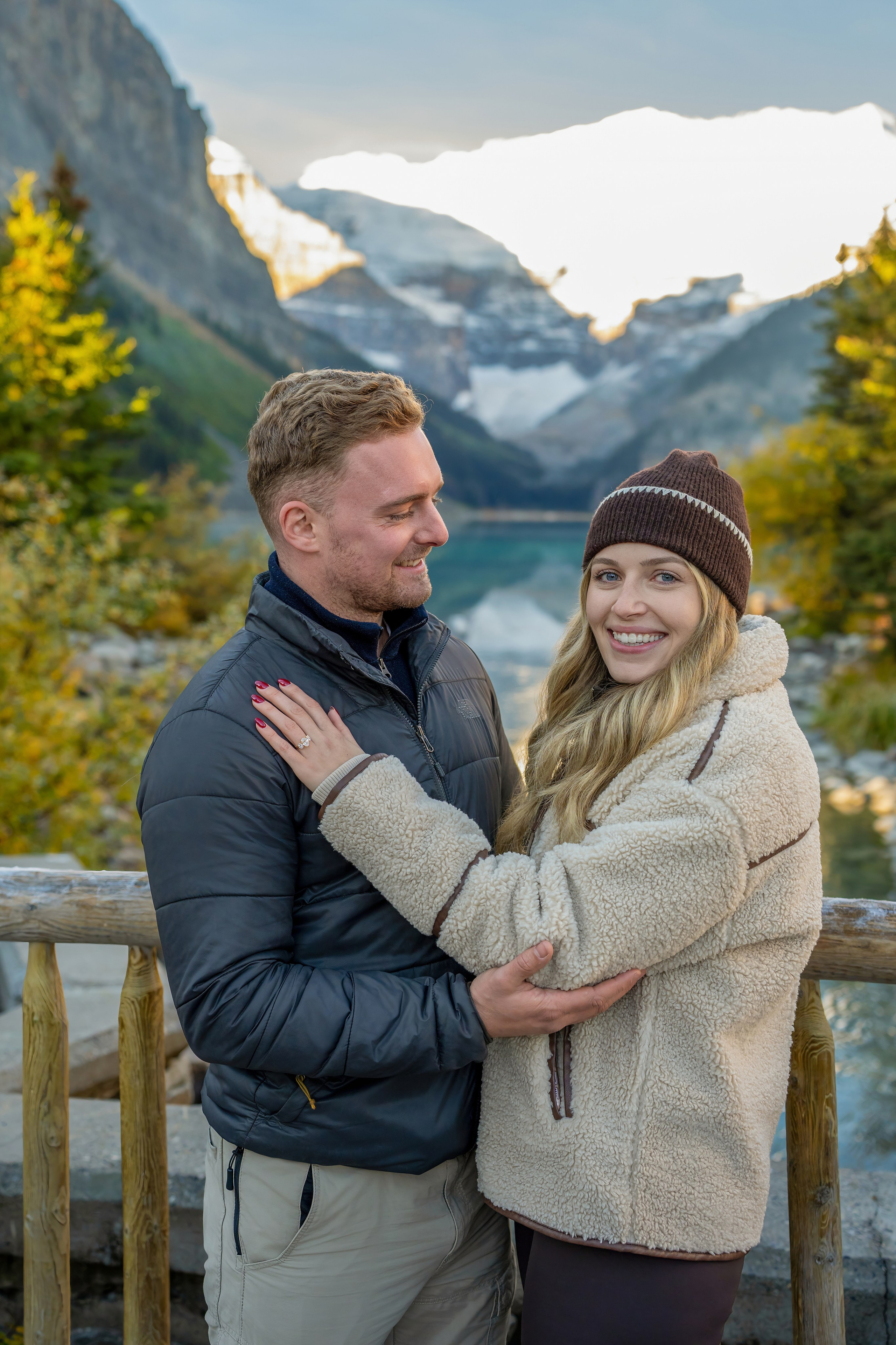 Harry & Steph — Surprise Proposal — Lake Louise / Banff. Engagement, Wedding & Family Photographer in Calgary | allo Photography