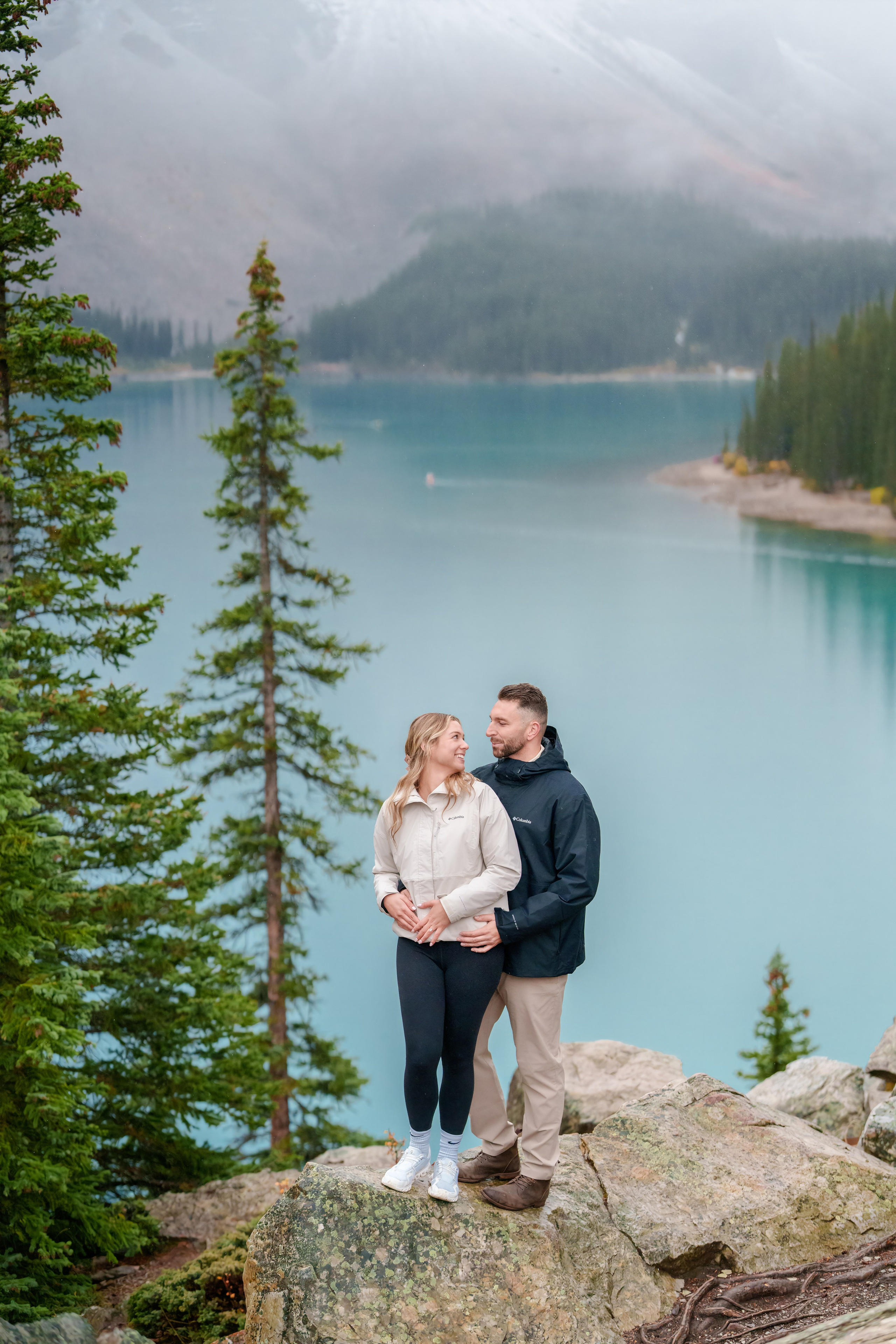 Dimitri & Valerie — Surprise Proposal / Moraine Lake — Banff. Engagement, Wedding & Family Photographer in Calgary | allo Photography