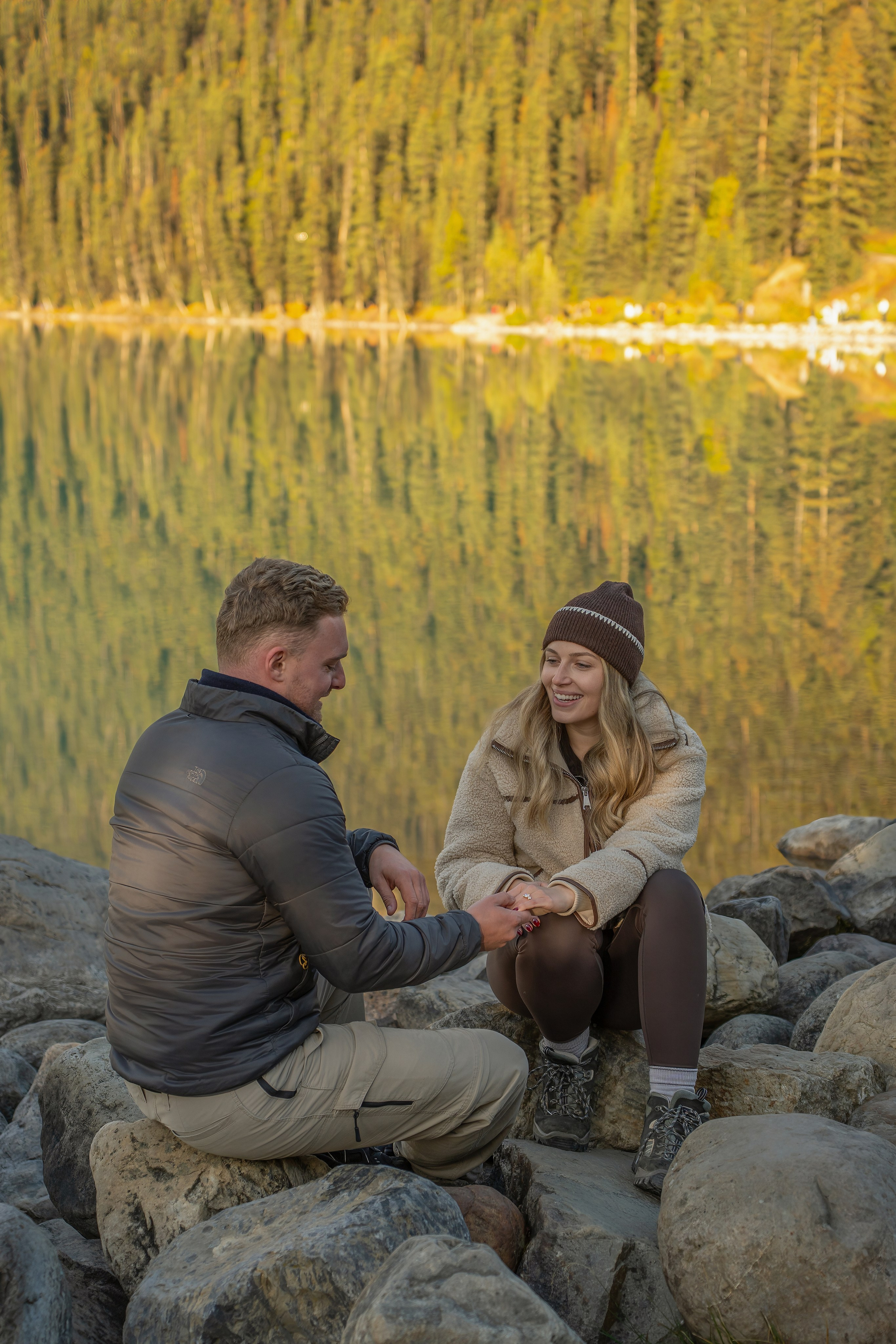 Harry & Steph — Surprise Proposal — Lake Louise / Banff. Engagement, Wedding & Family Photographer in Calgary | allo Photography