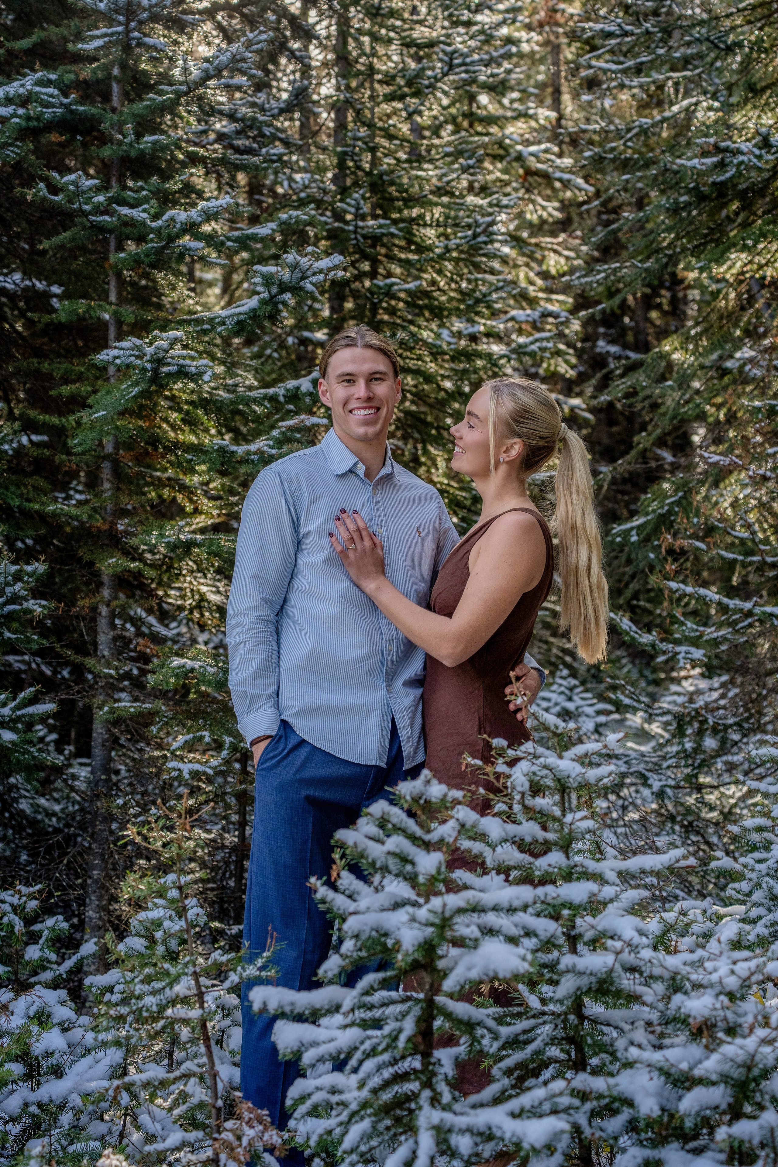 Lachlan & Imoga — Engagement — Peyto Lake / Banff. Engagement, Wedding & Family Photographer in Calgary | allo Photography