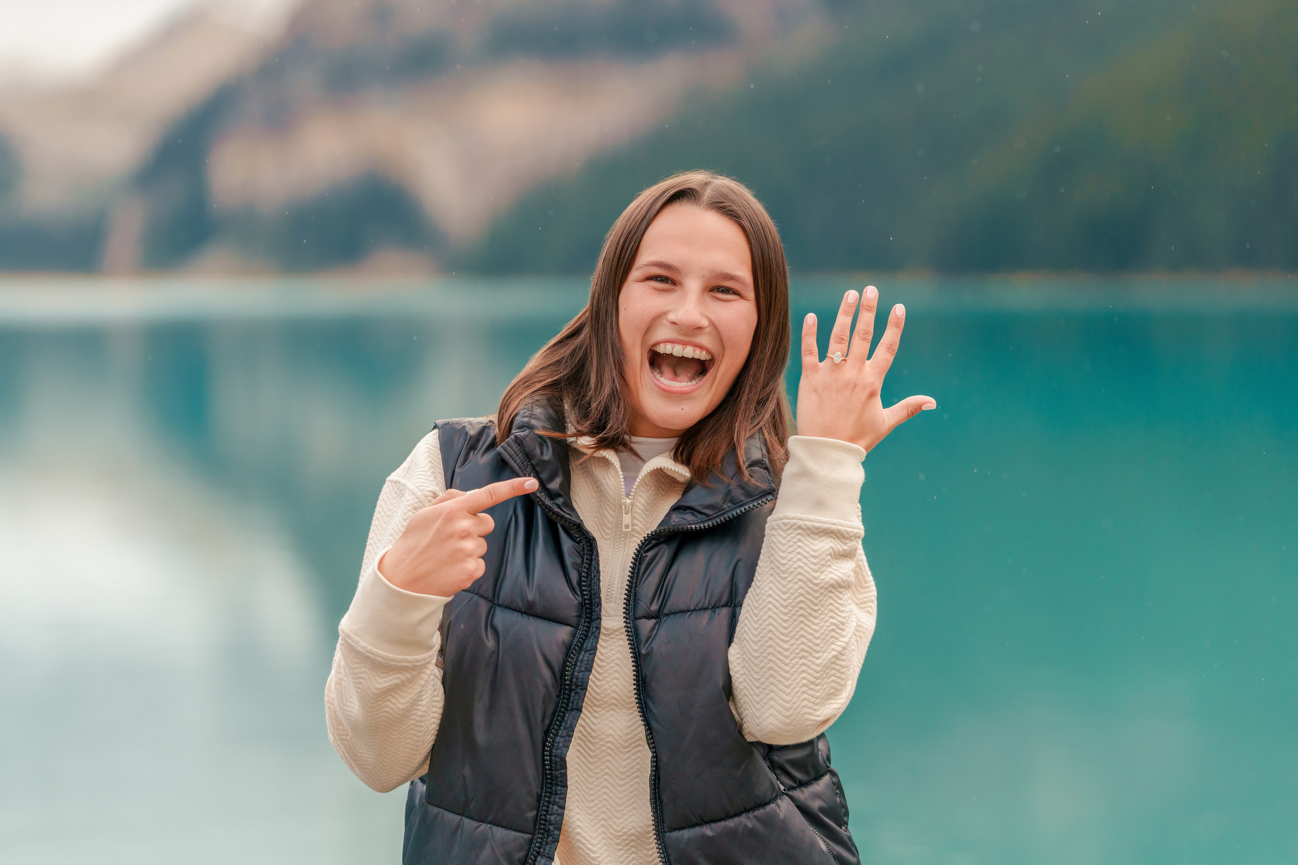 Evan & Alexis — Surprise Proposal — Lake Louise / Banff. Engagement, Wedding & Family Photographer in Calgary | allo Photography