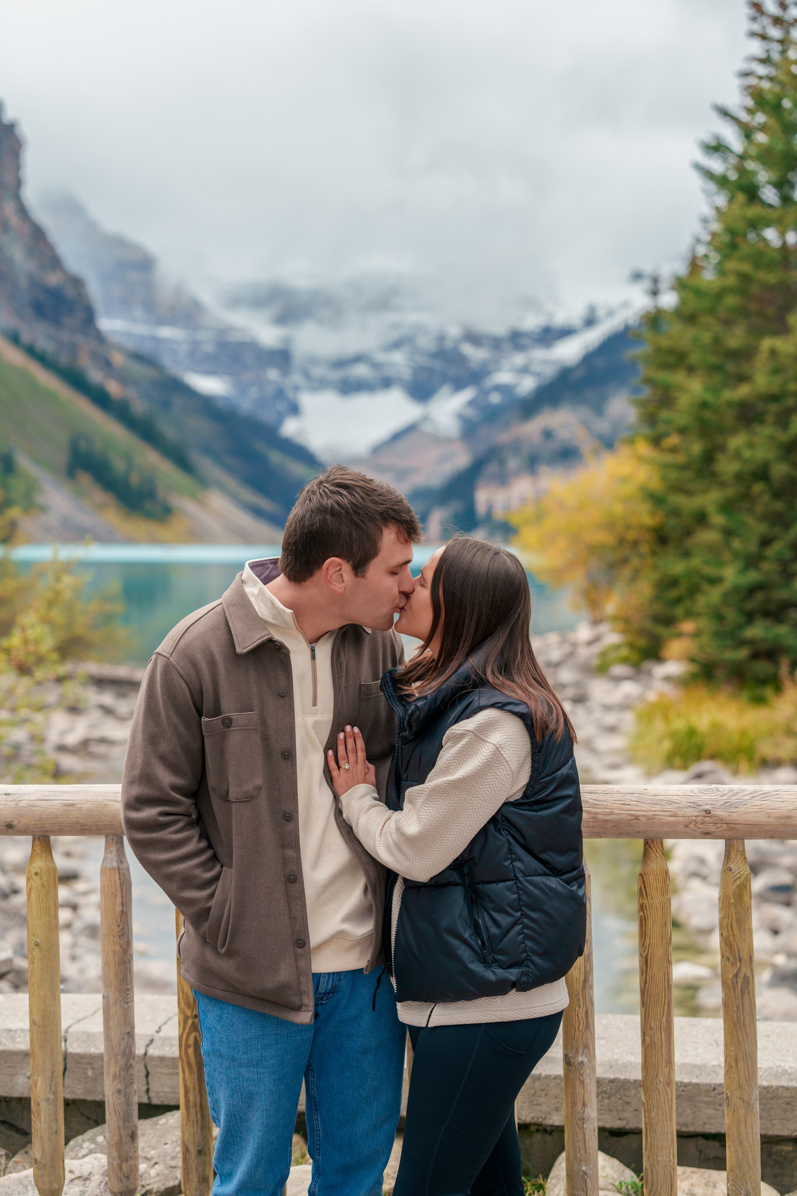 Evan & Alexis — Surprise Proposal — Lake Louise / Banff. Engagement, Wedding & Family Photographer in Calgary | allo Photography