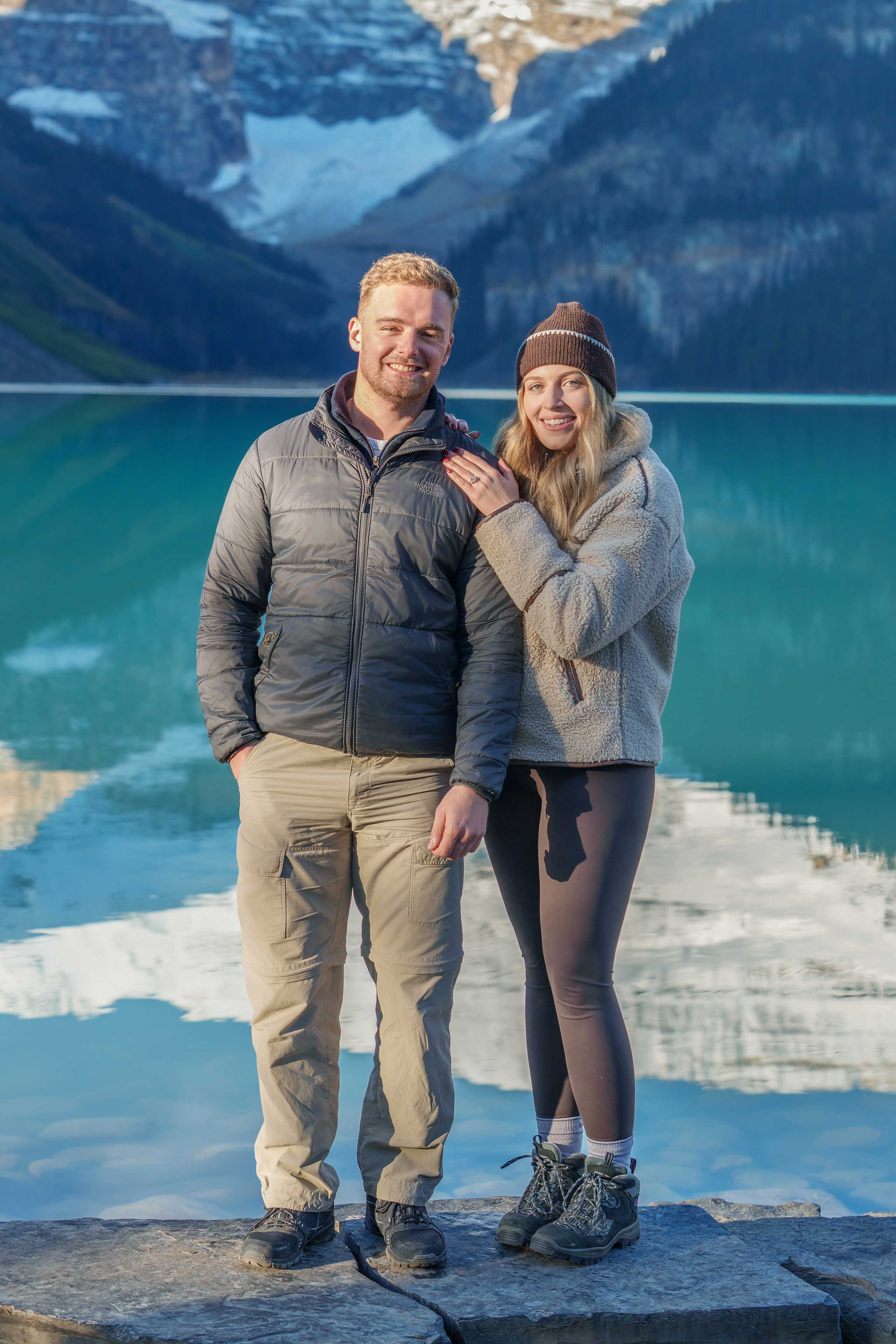 Harry & Steph — Surprise Proposal — Lake Louise / Banff. Engagement, Wedding & Family Photographer in Calgary | allo Photography
