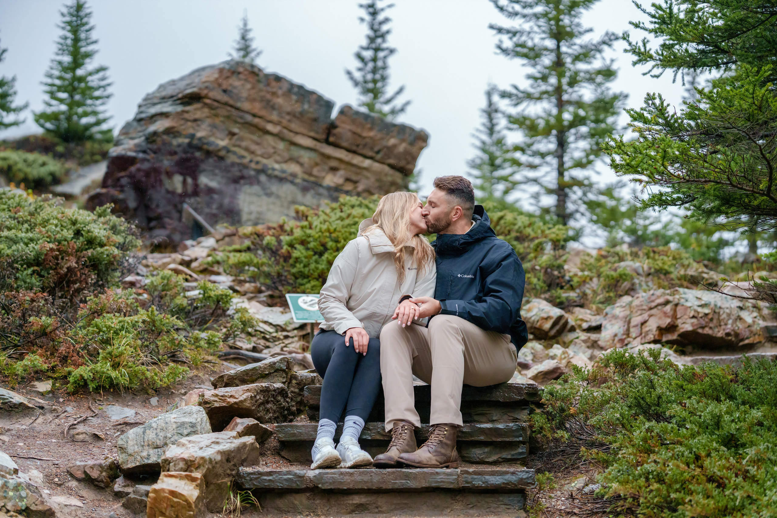 Dimitri & Valerie — Surprise Proposal / Moraine Lake — Banff. Engagement, Wedding & Family Photographer in Calgary | allo Photography