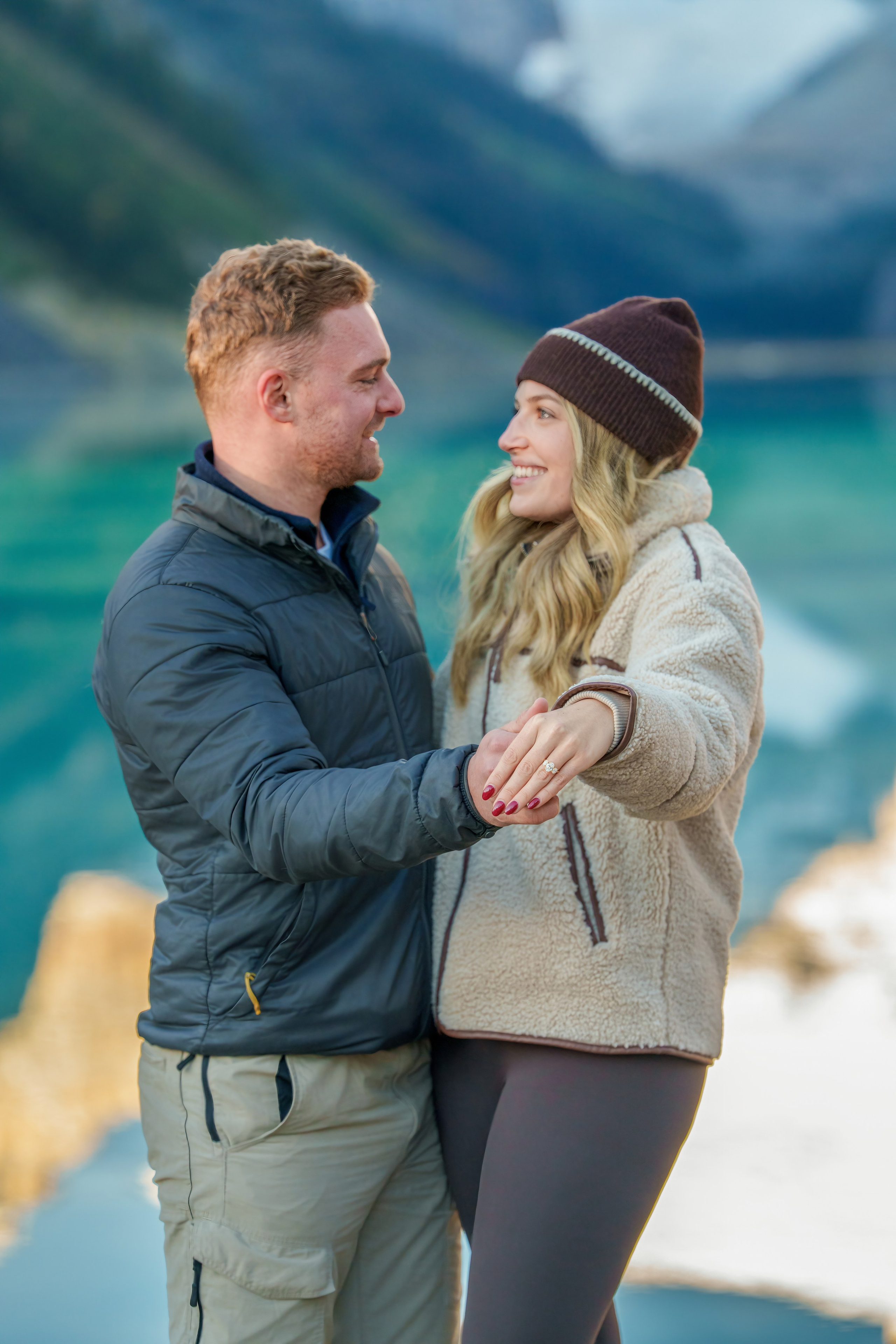 Harry & Steph — Surprise Proposal — Lake Louise / Banff. Engagement, Wedding & Family Photographer in Calgary | allo Photography