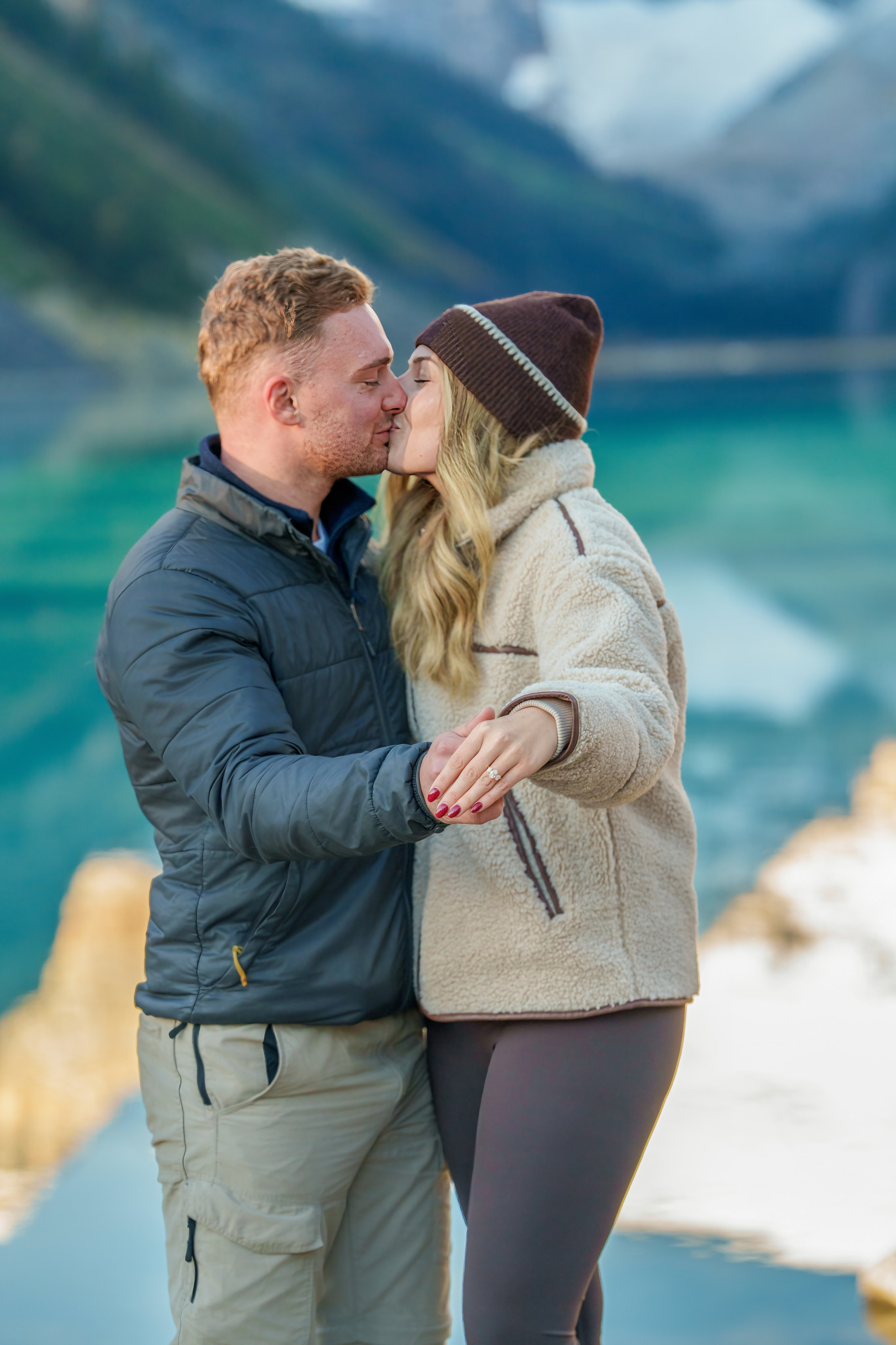 Harry & Steph — Surprise Proposal — Lake Louise / Banff. Engagement, Wedding & Family Photographer in Calgary | allo Photography