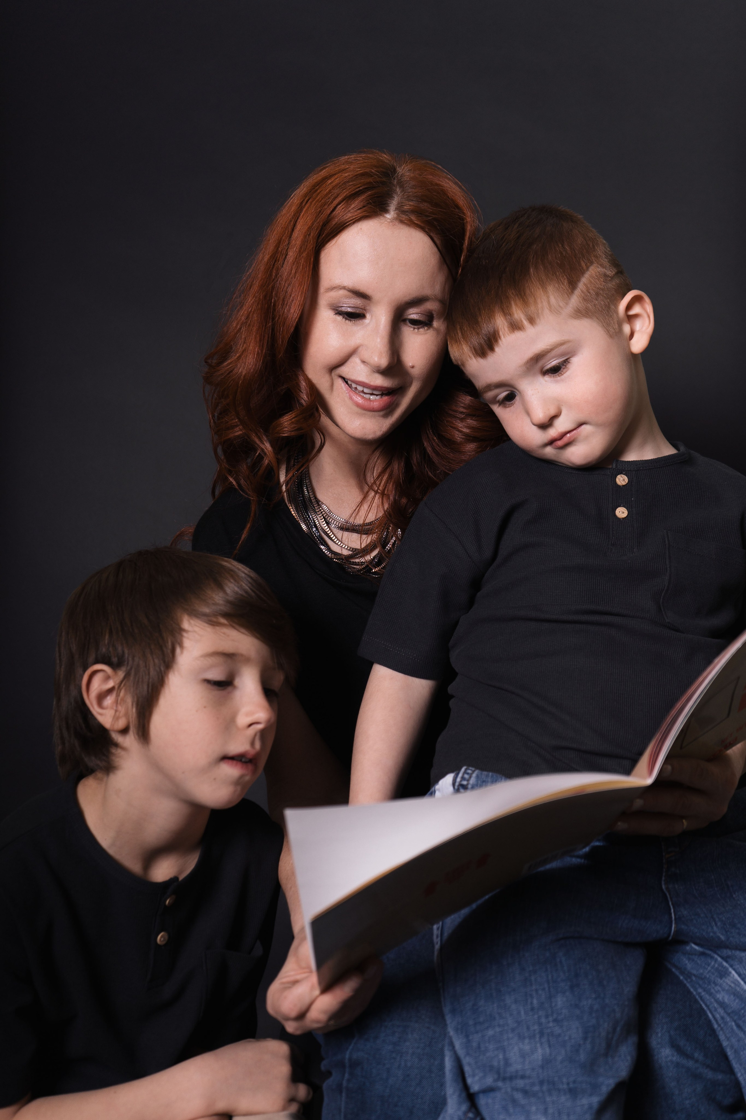Marianne and her boys. Maria Elaeva Photography | Burnaby Portrait Photographer