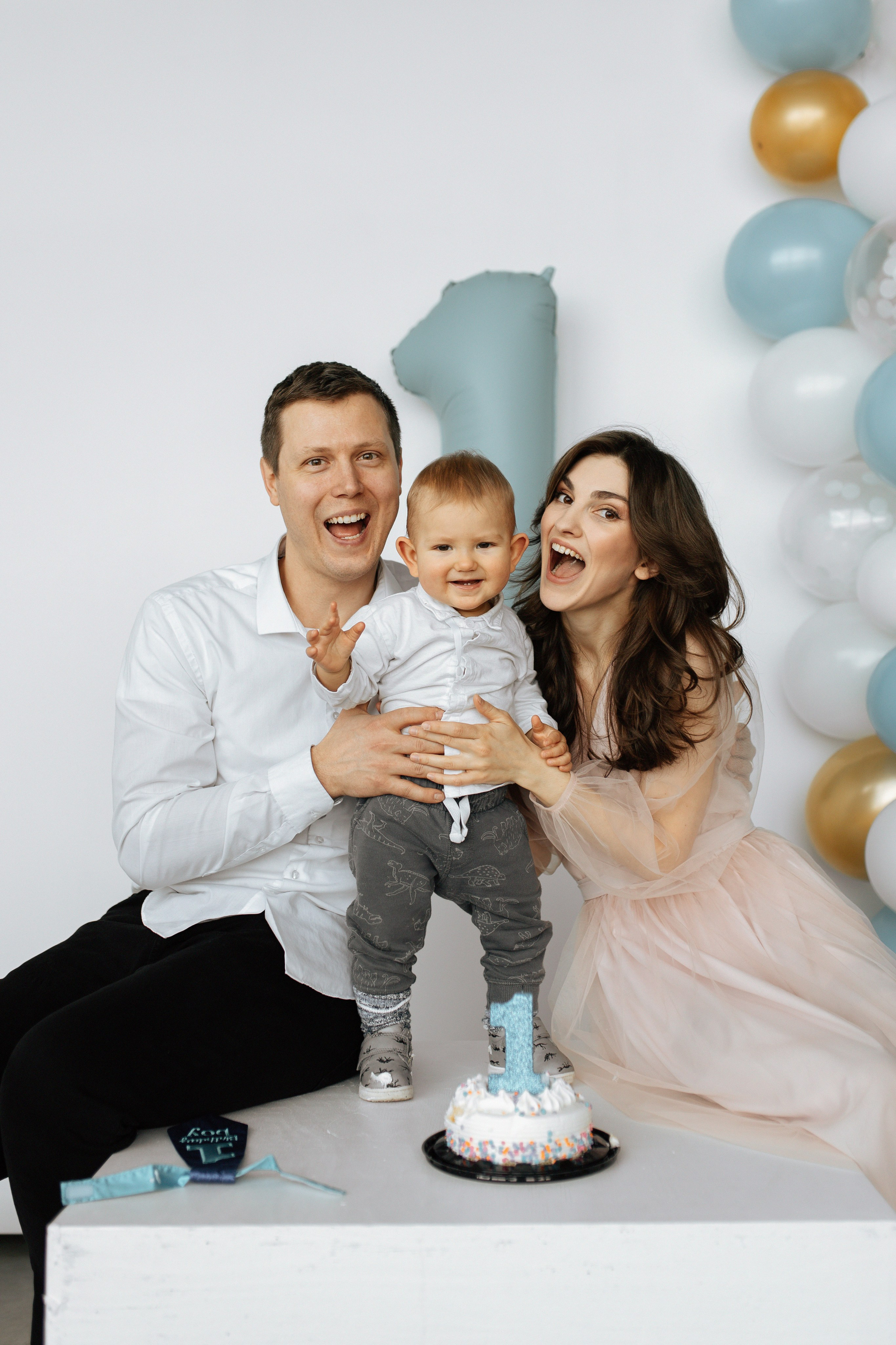 Aleksandr’s first birthday. Photographer Elvira Hryshchenko