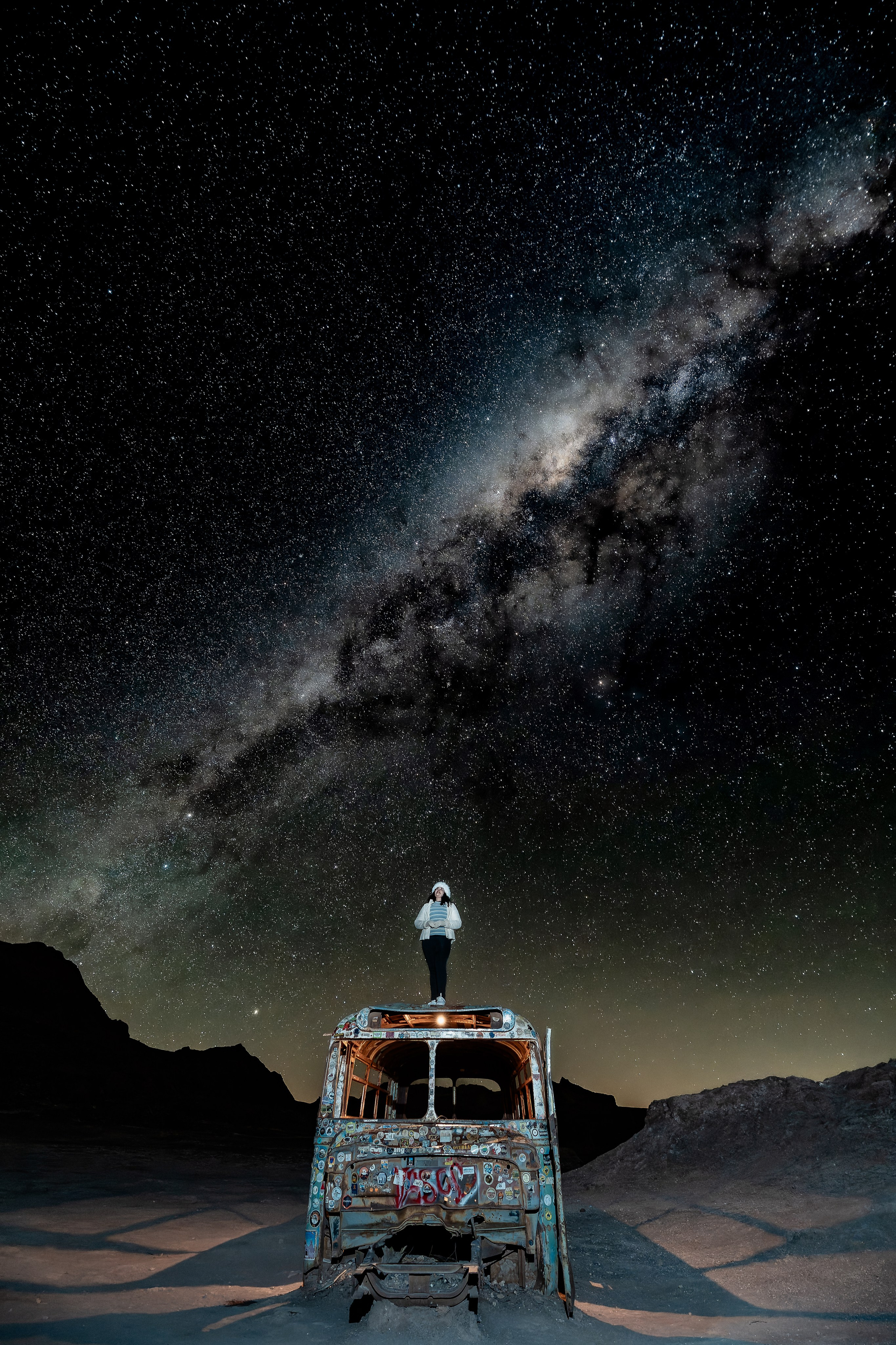 Vallecito Noturno — Experiência Astrofotográfica. Fotógrafo em San Pedro de Atacama